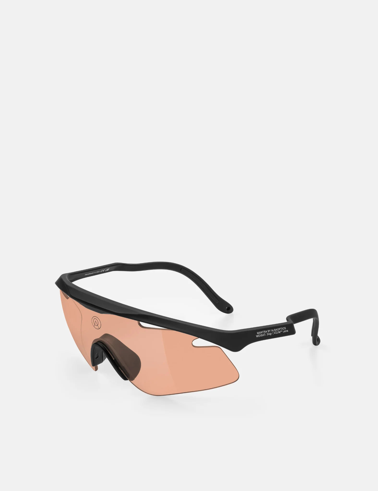 Alba Optics Mantra Sunglasses - Black/VZUM SALMON - Image 2