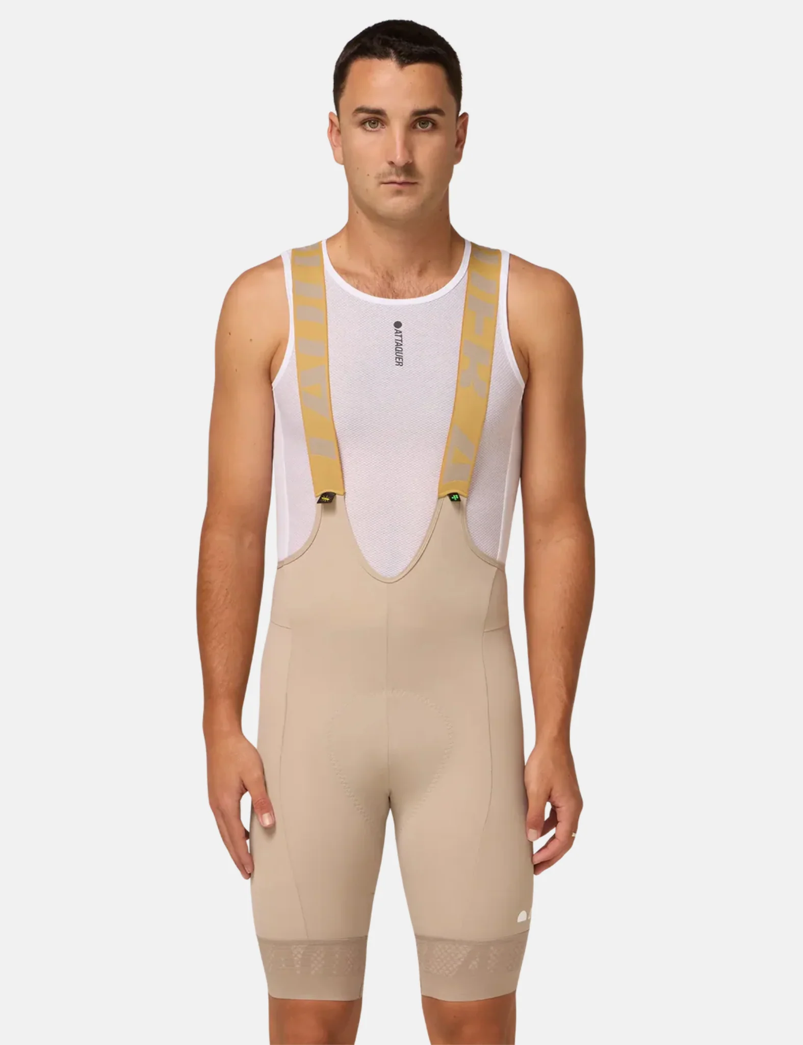 Attaquer All Day Bib Short - Eggshell