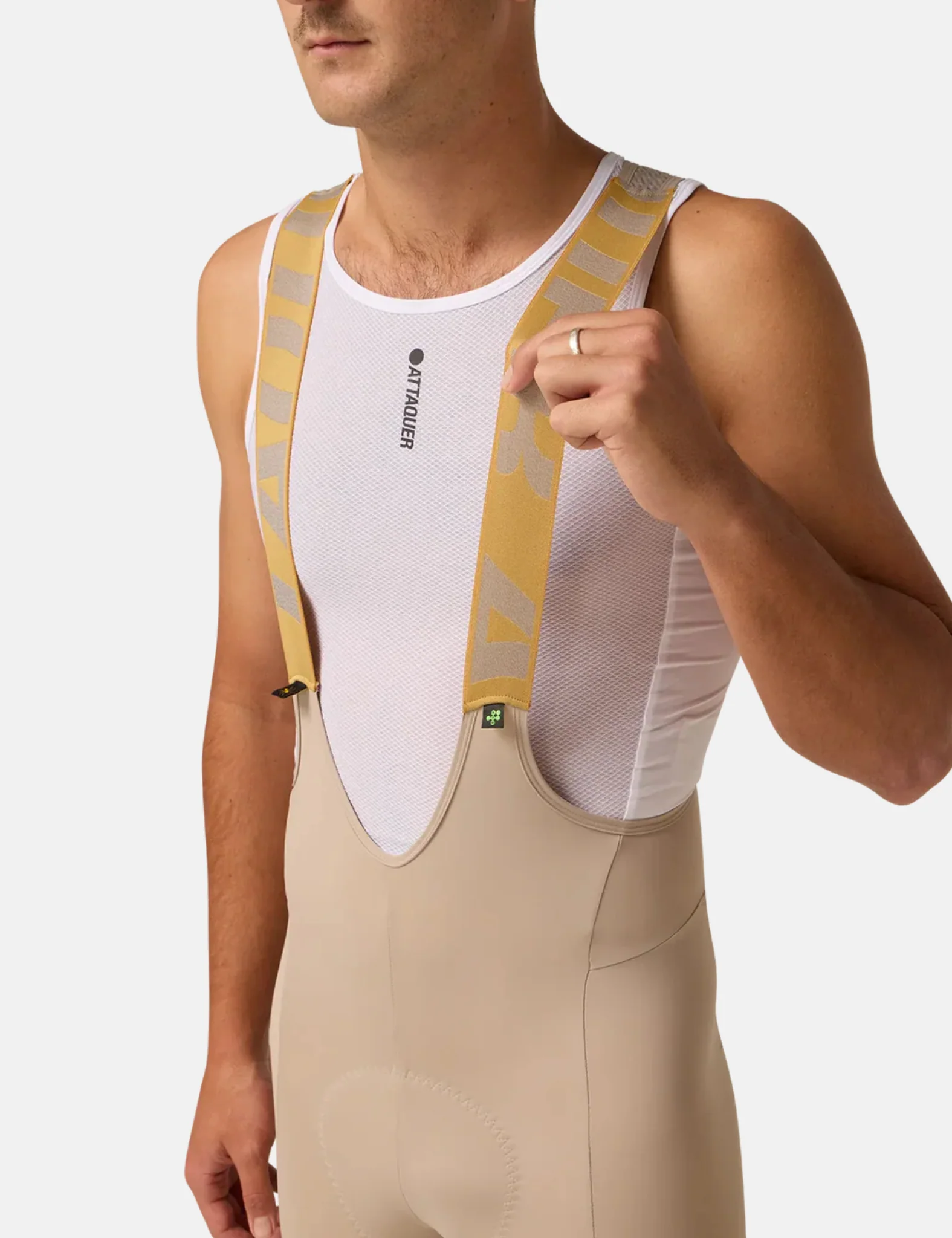 Attaquer All Day Bib Short - Eggshell - Image 3