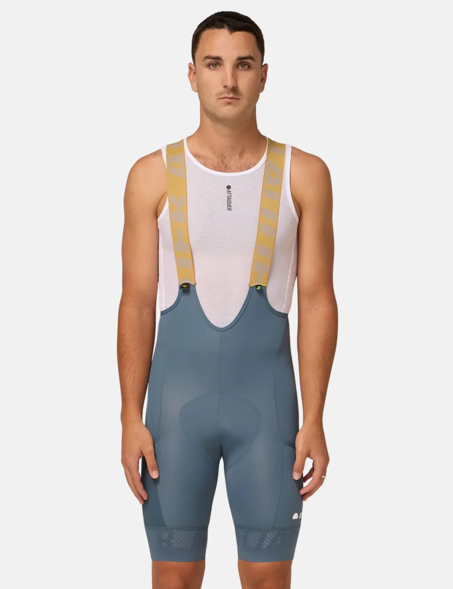 Attaquer All Day Cargo Bib Short - Steel Grey