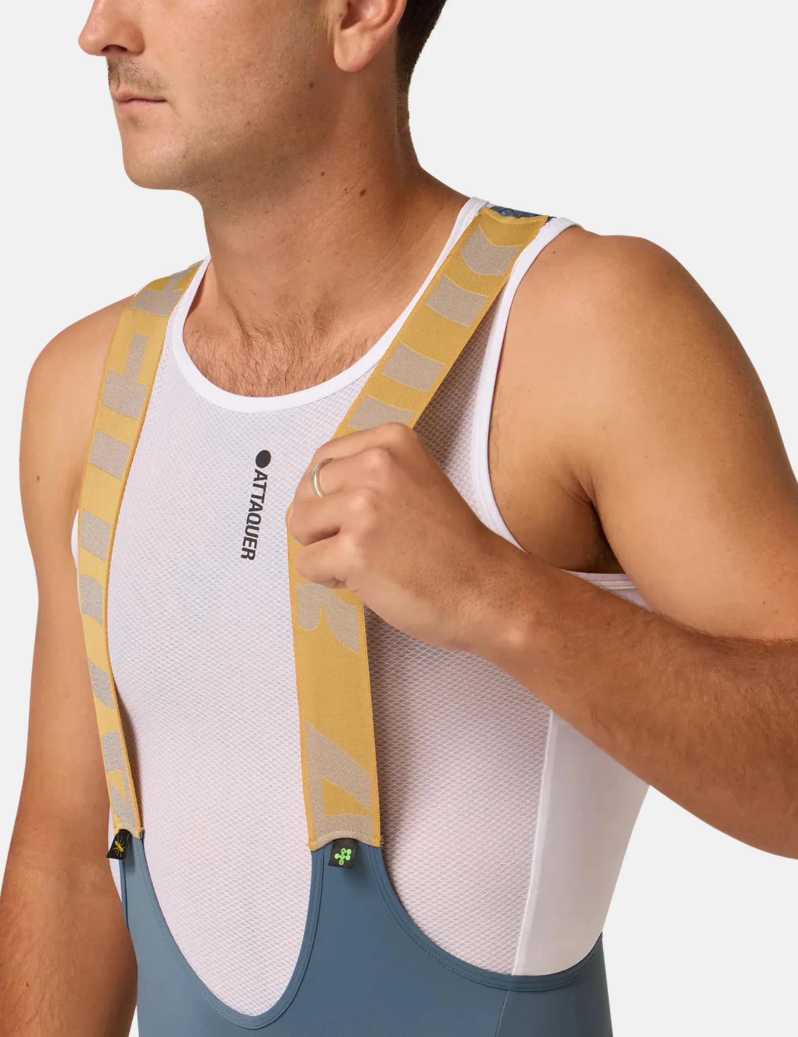 Attaquer All Day Cargo Bib Short - Steel Grey - Image 2