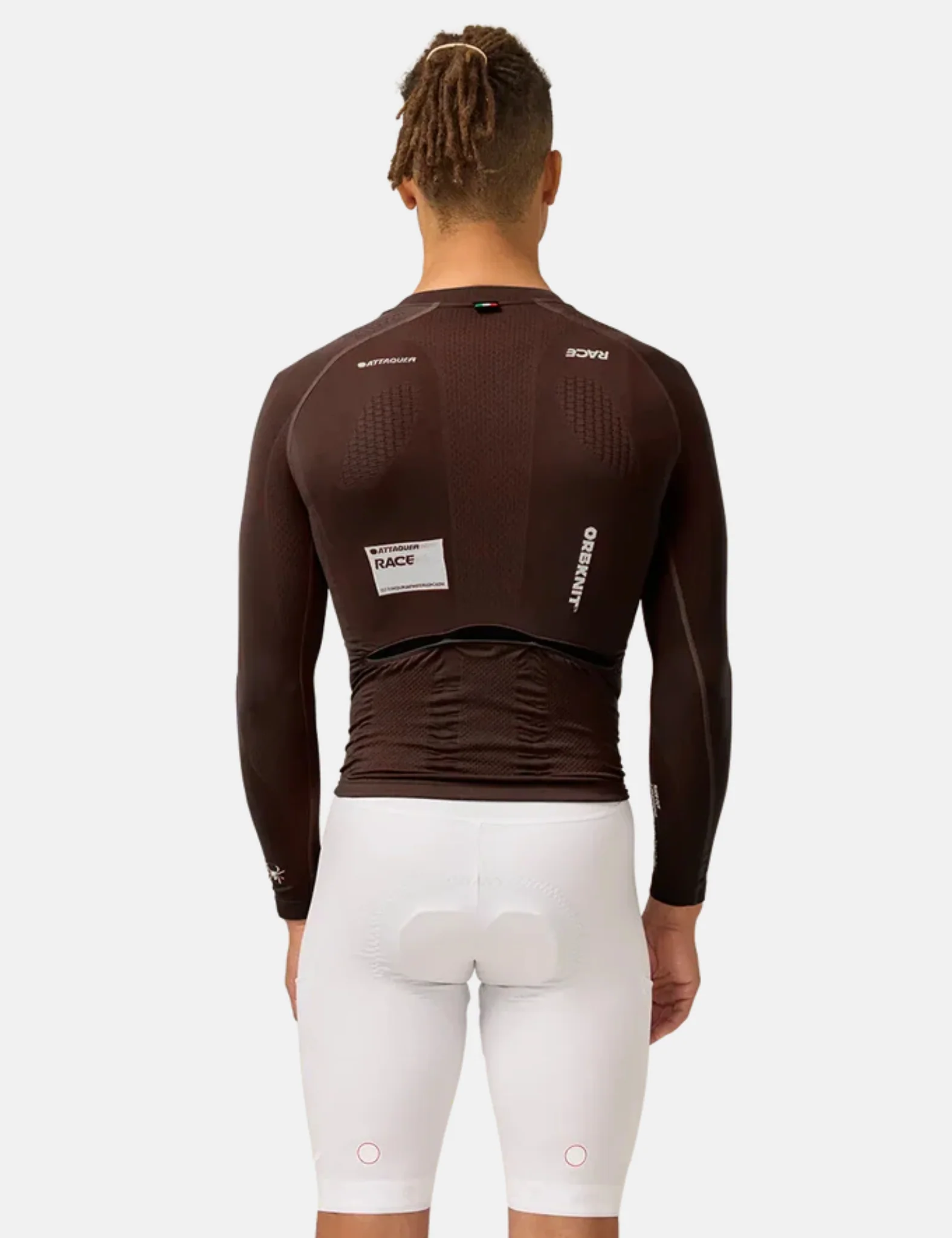 Attaquer OrbKnit Race Jersey Long Sleeve - Brown - Image 4