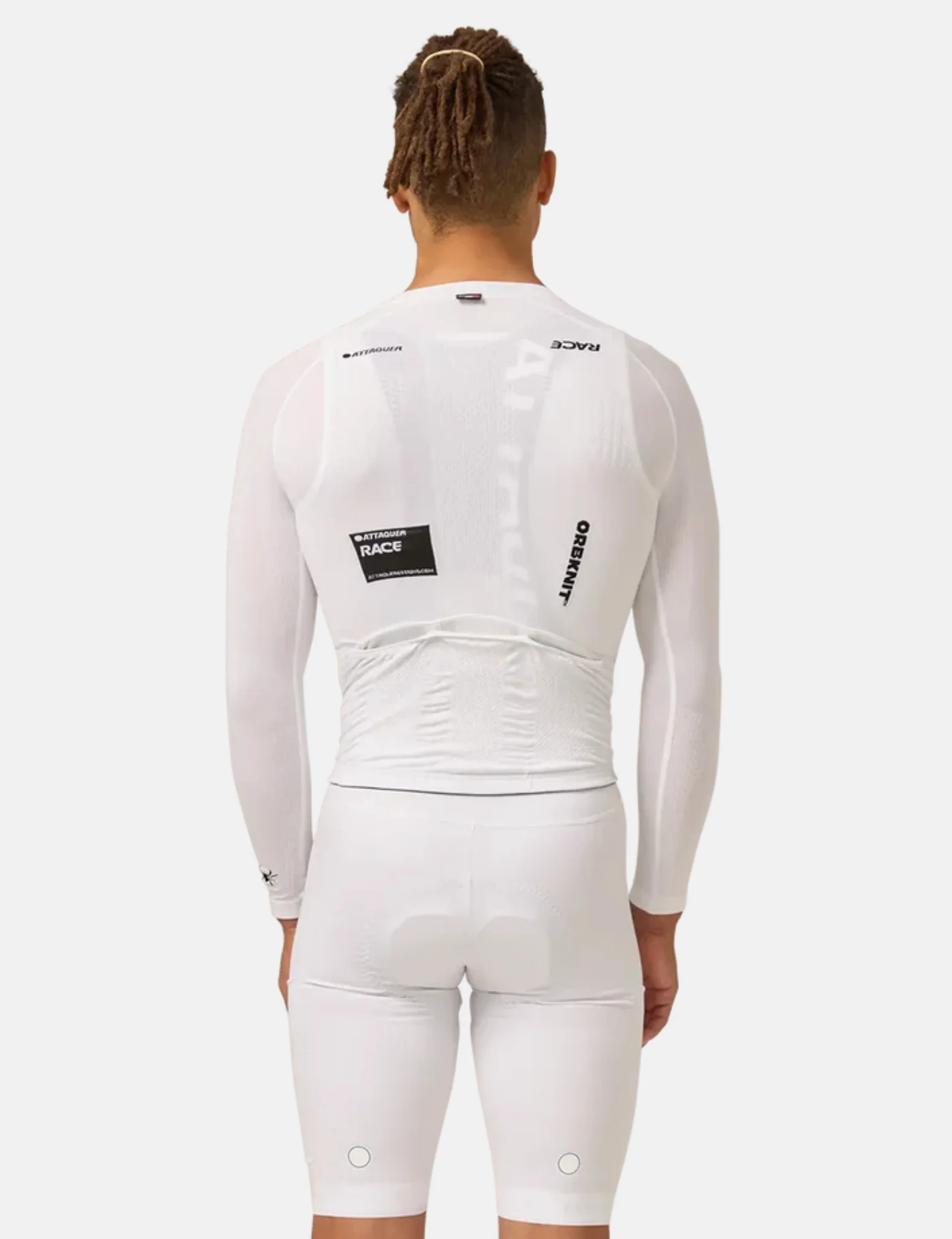 Attaquer OrbKnit Race Jersey Long Sleeve - White - Image 4