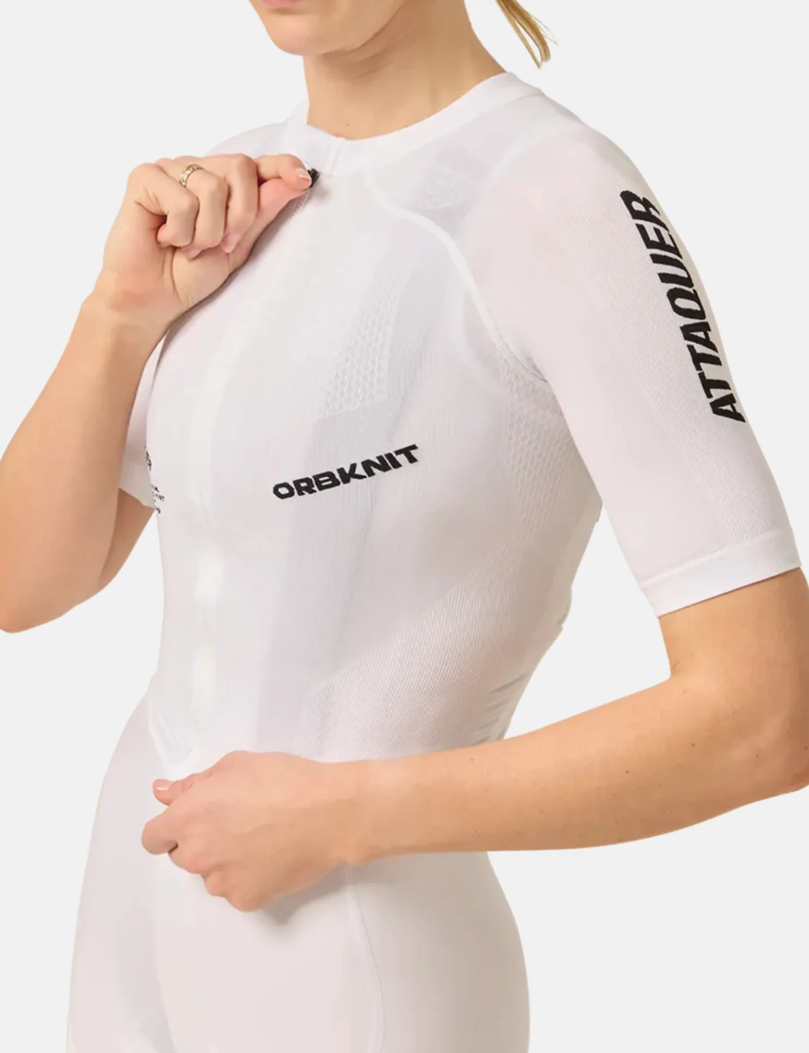 Attaquer OrbKnit Womens Race Jersey - White - Image 3