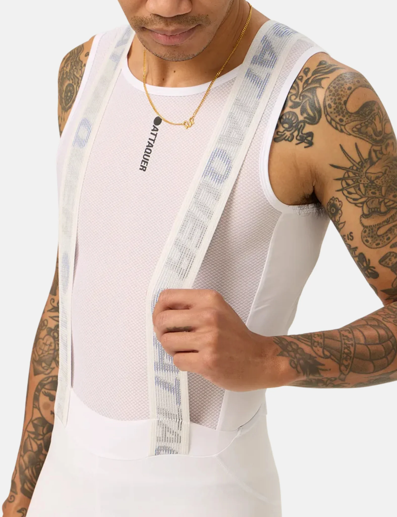 Attaquer Race Bib Short - White - Image 2