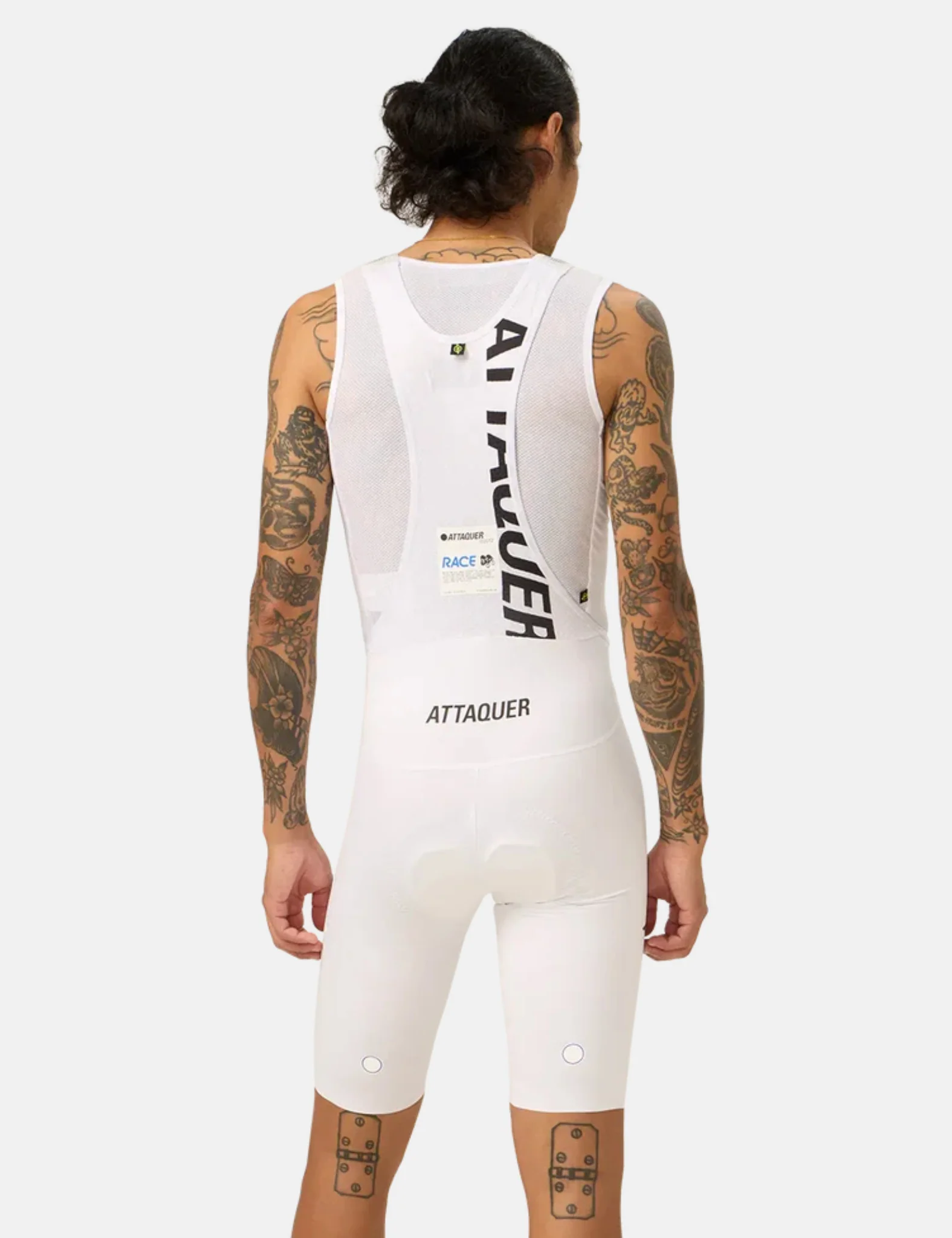 Attaquer Race Bib Short - White - Image 4