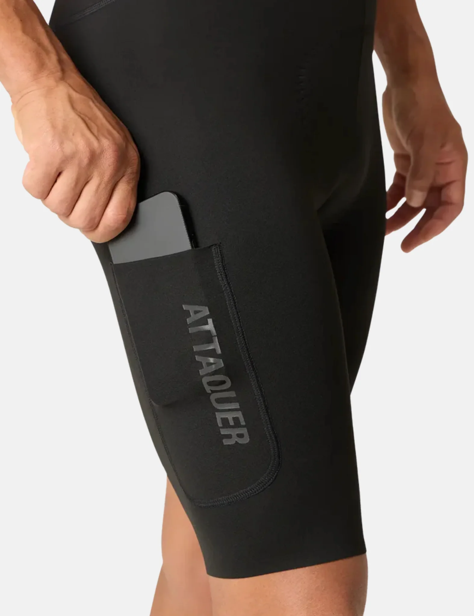 Attaquer Race Cargo Bib Short - Black - Image 3