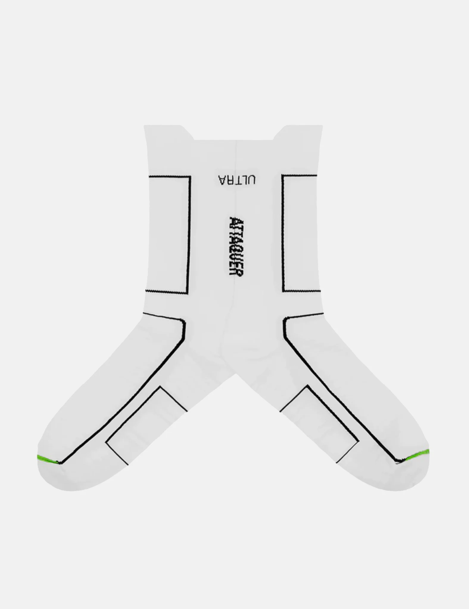 Attaquer Ultra+ Aero Block Socks - White - Image 2