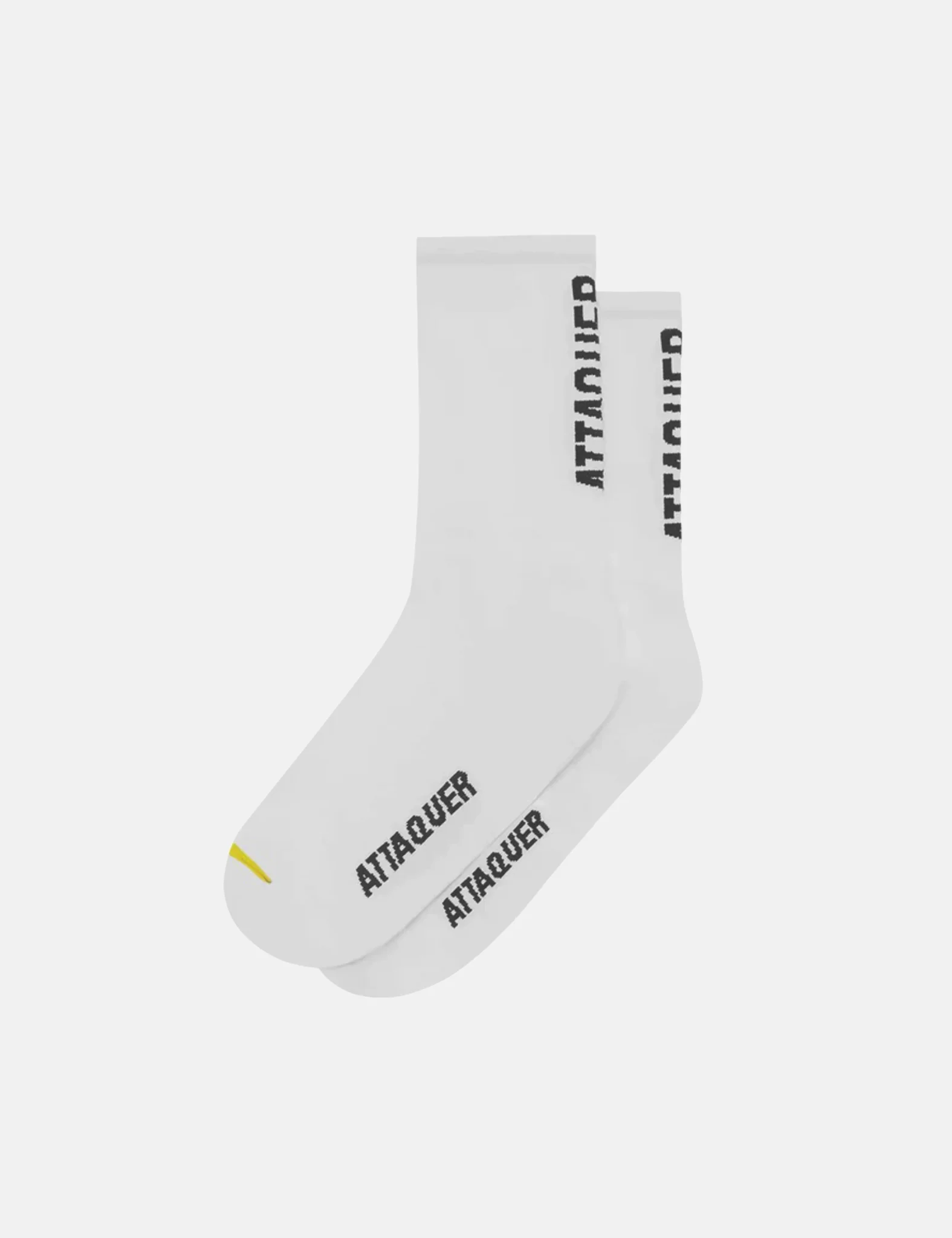 Attaquer Vertical Logo Socks - White