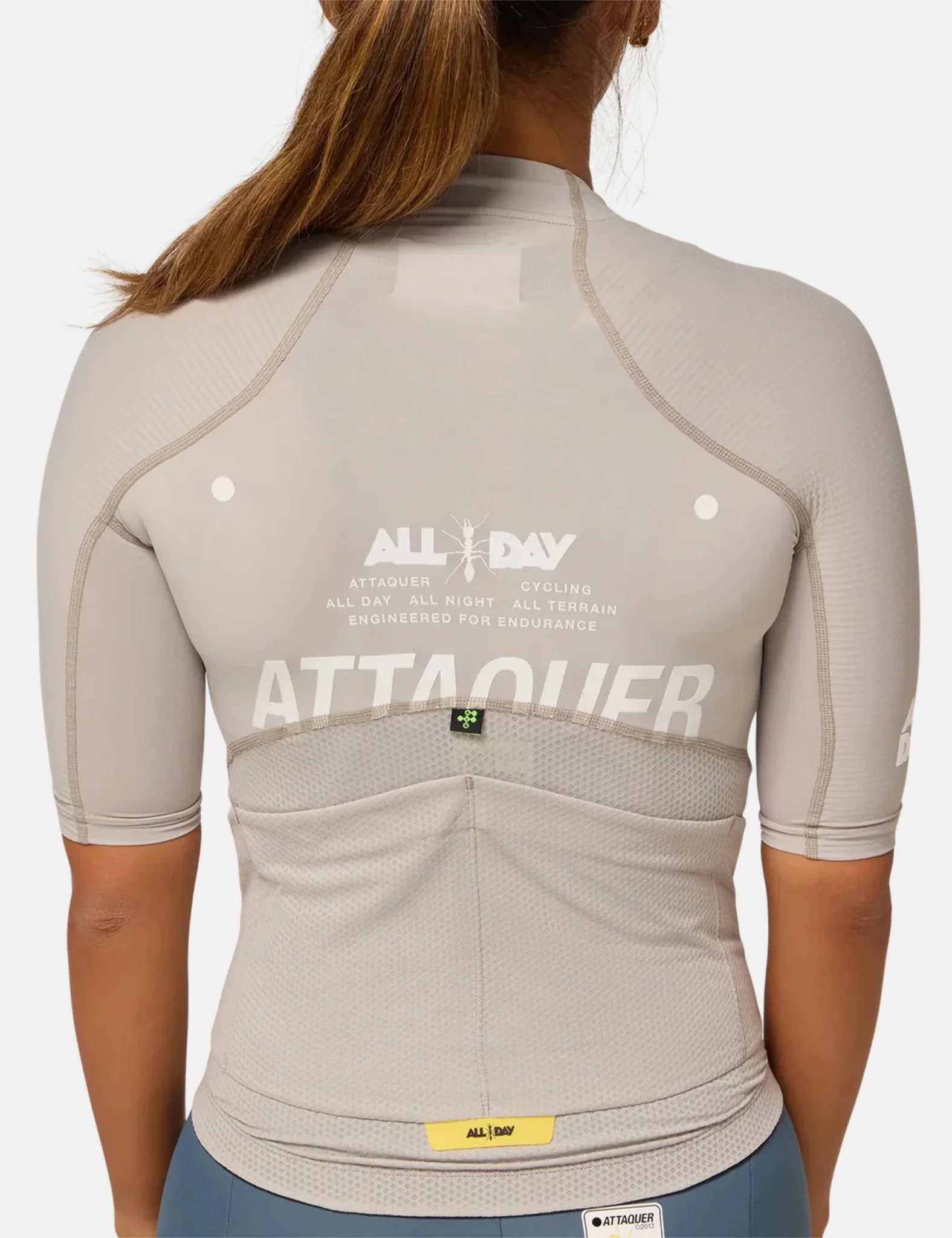 Attaquer Womens All Day Jersey - Ash Grey - Image 2