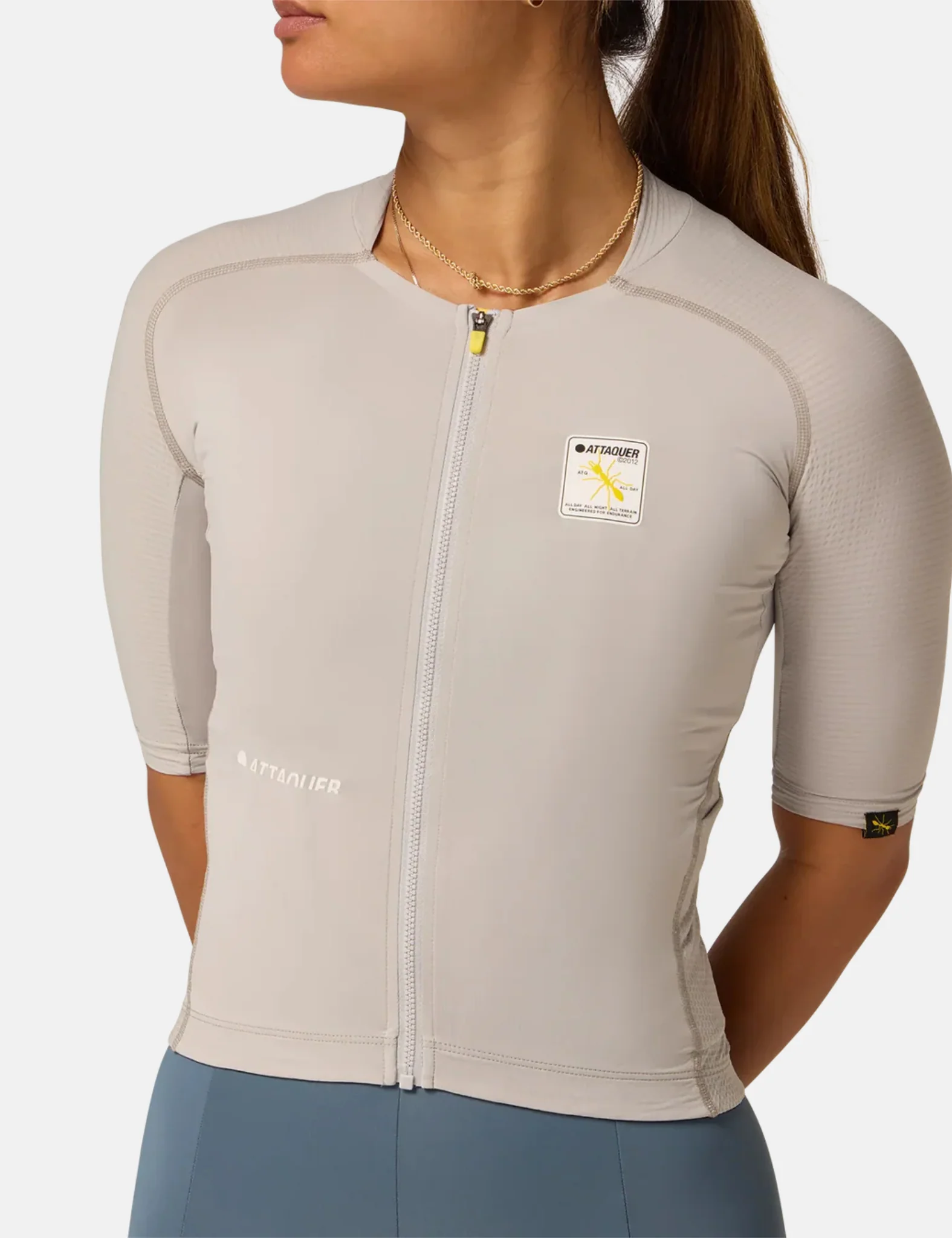 Attaquer Womens All Day Jersey - Ash Grey - Image 3