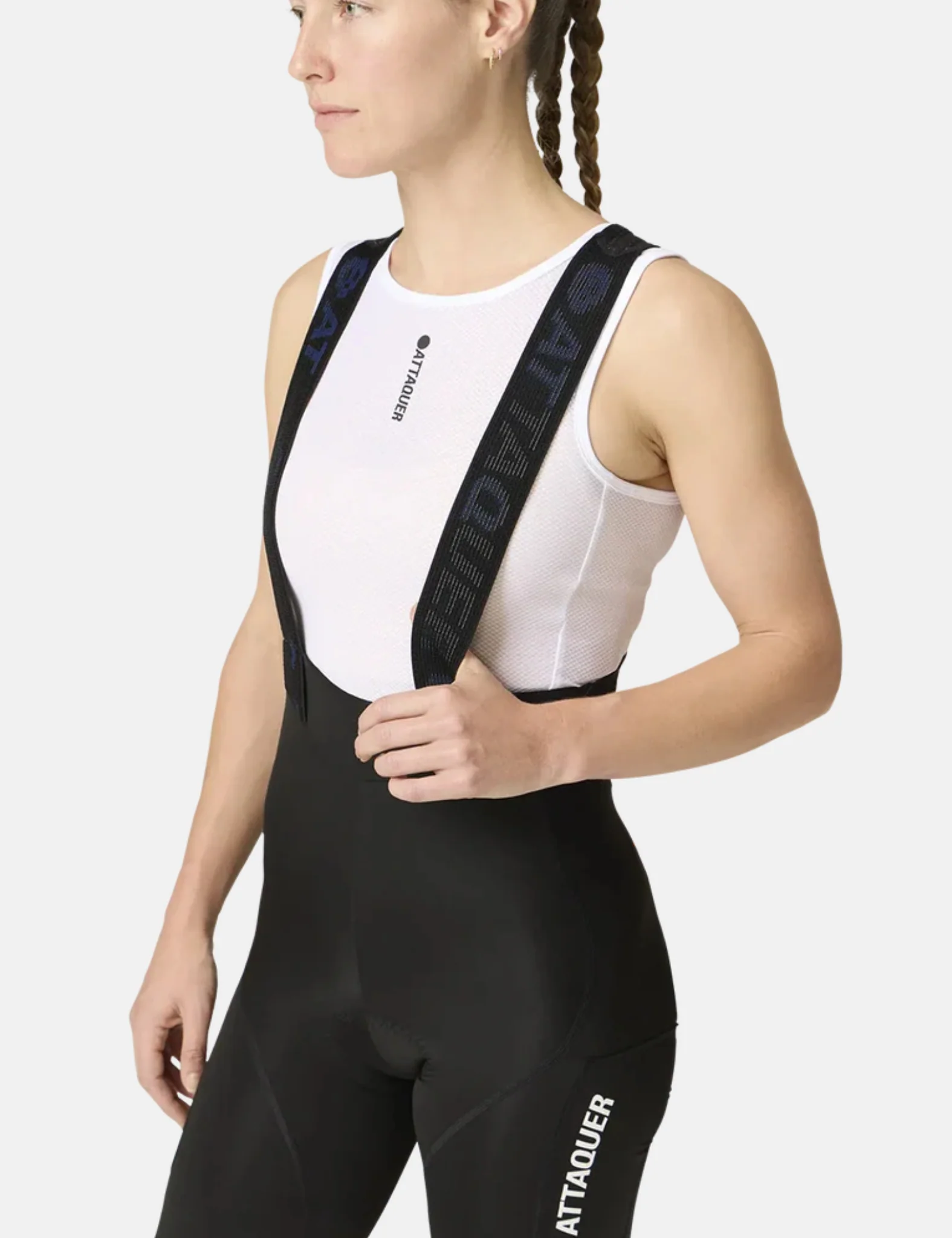 Attaquer Womens Race Cargo Bib Short - Black - Image 3