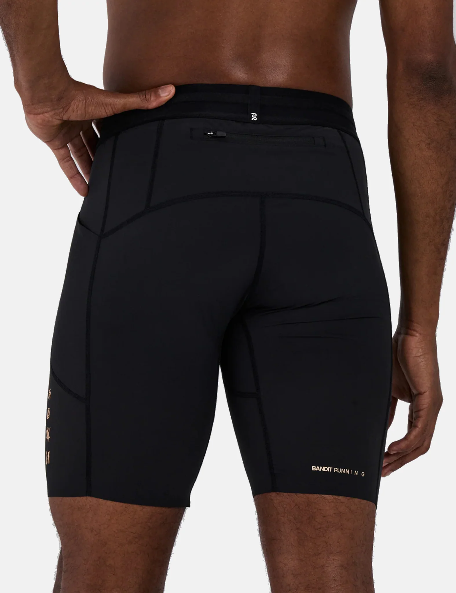 Bandit Men's SoLite 5 Pocket Half Tights - Black - Image 4