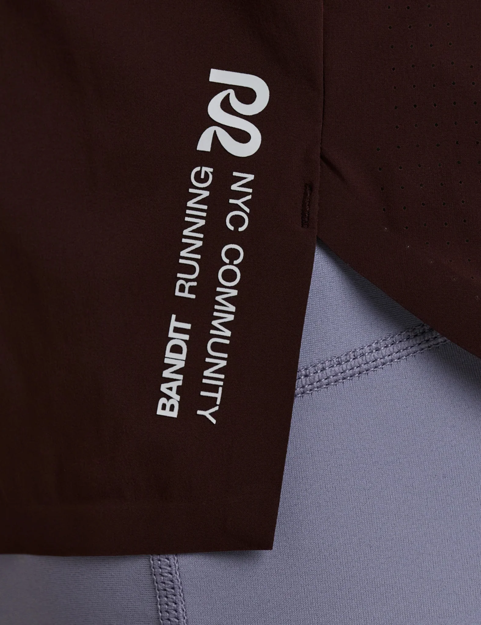 Bandit Men's Vento Next Gen 2-In-1 Run Shorts - Cacao Brown - Image 4