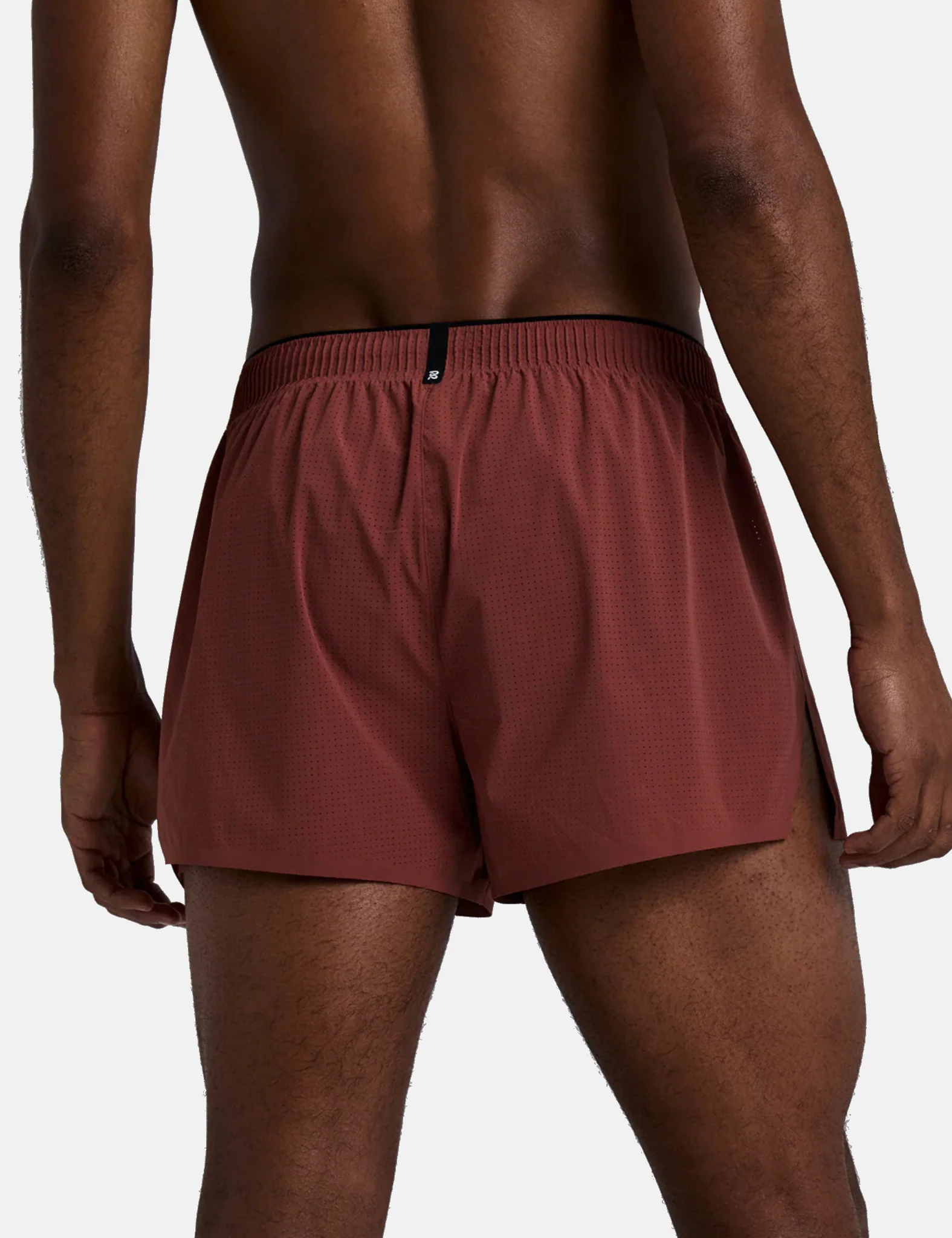 Bandit Men's Vento Next Gen 3" Split Shorts - Mahogany Brown - Image 3