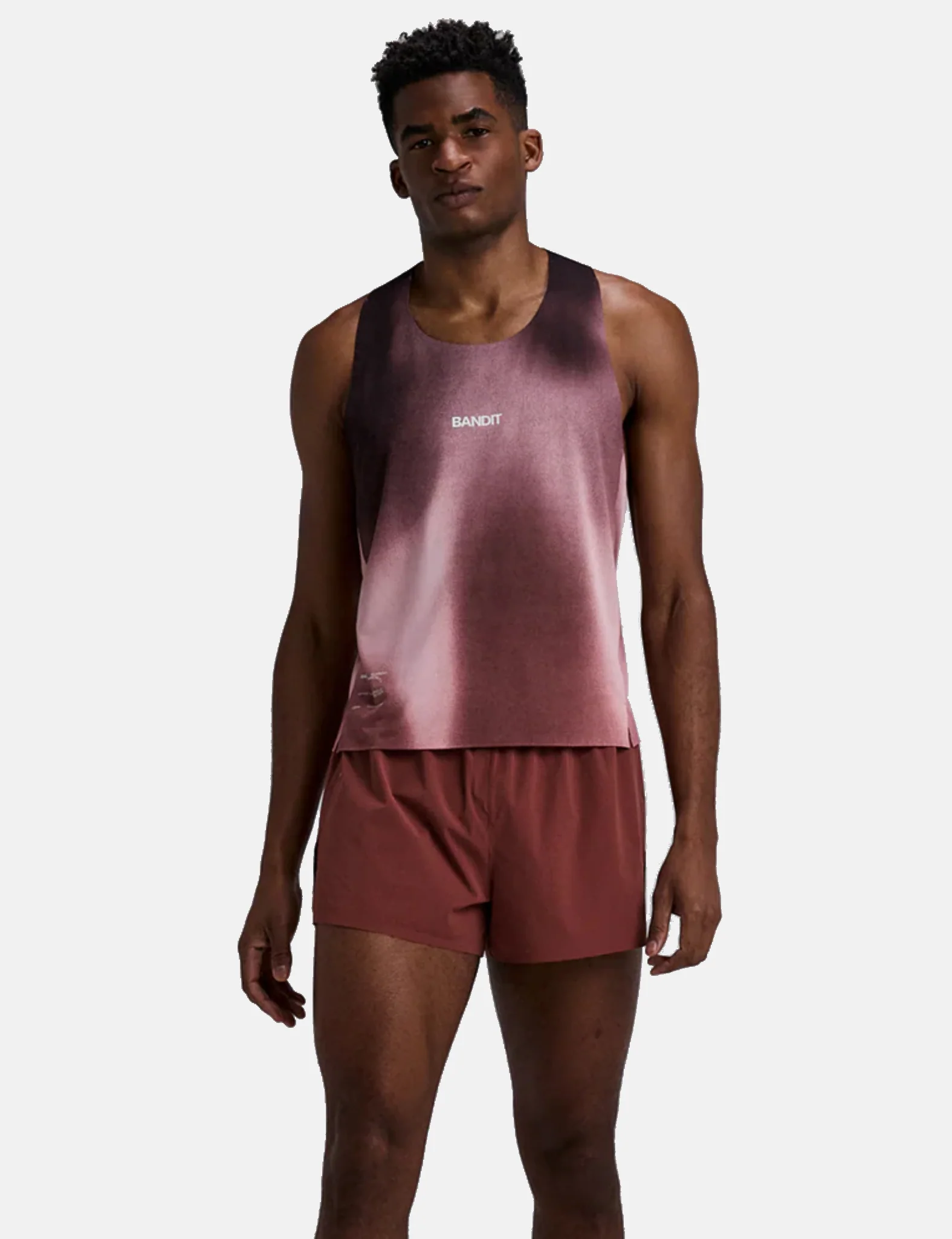 Bandit Men's Vento Next Gen 3" Split Shorts - Mahogany Brown - Image 6