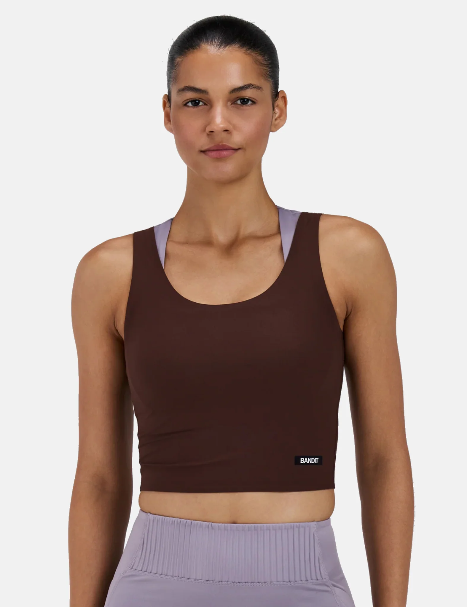 Bandit Women's Adapto Scoopneck Distance Tank - Cacao Brown - Image 6