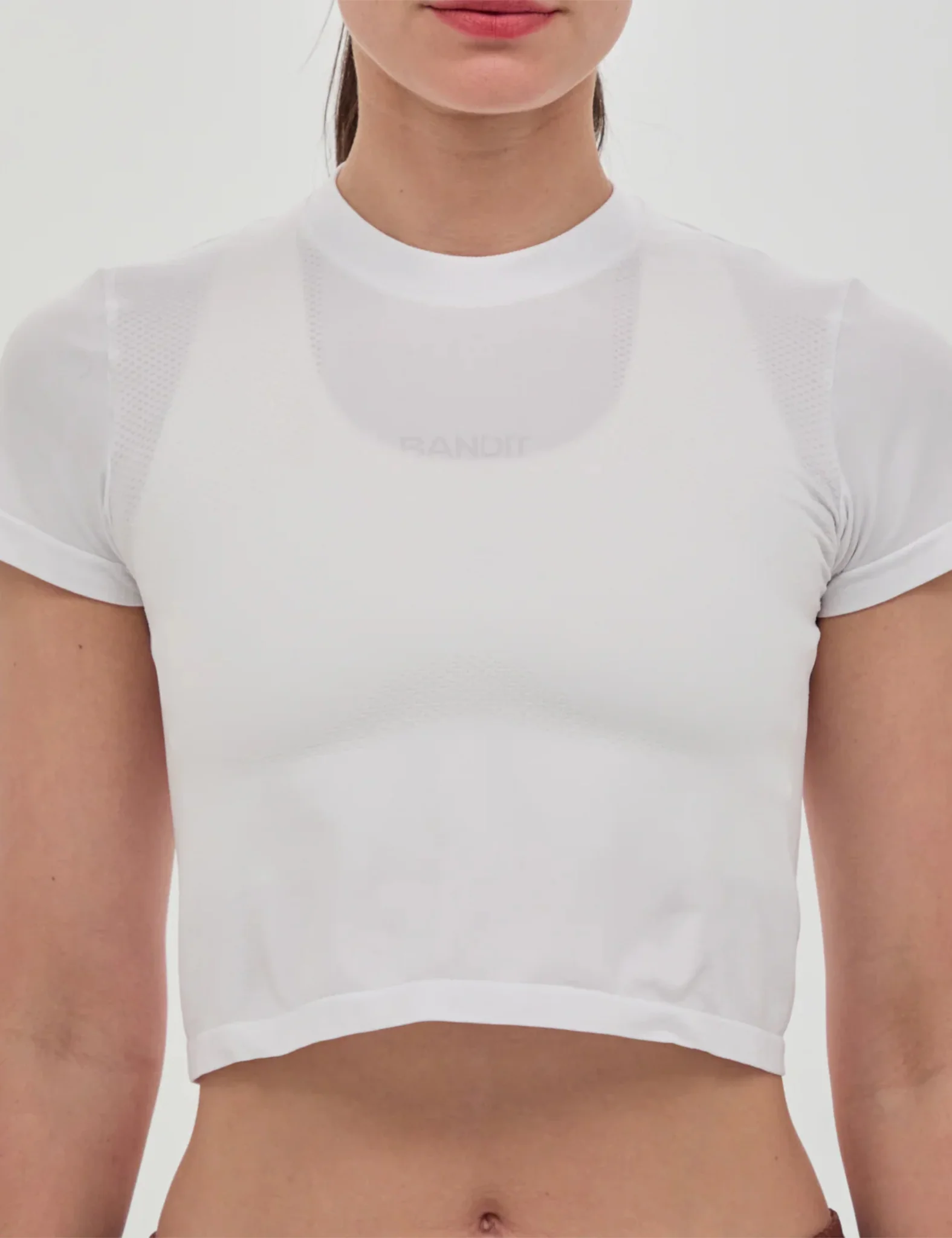Bandit Women's Mercury Seamless Crop T-Shirt - White - Image 3