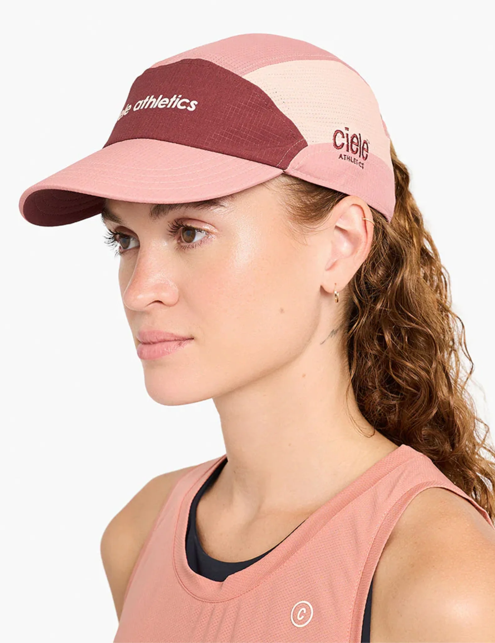 Ciele Athletics FSTCapSC Field IconicSL Cap - Rose Dawn Brown - Image 3