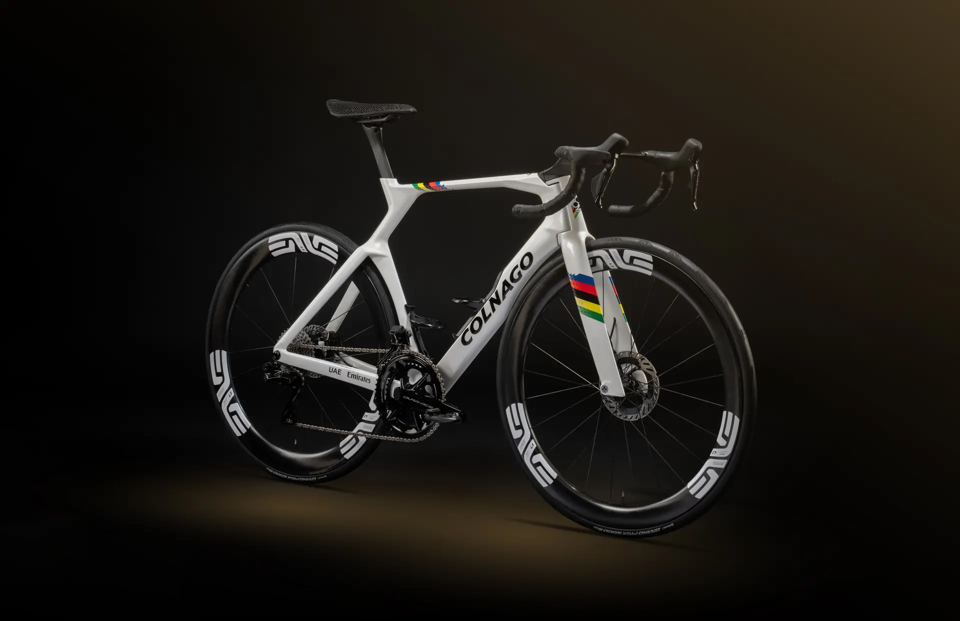 Colnago Y1RS Road Bike | Dura Ace Di2 | World Championship White - Image 3