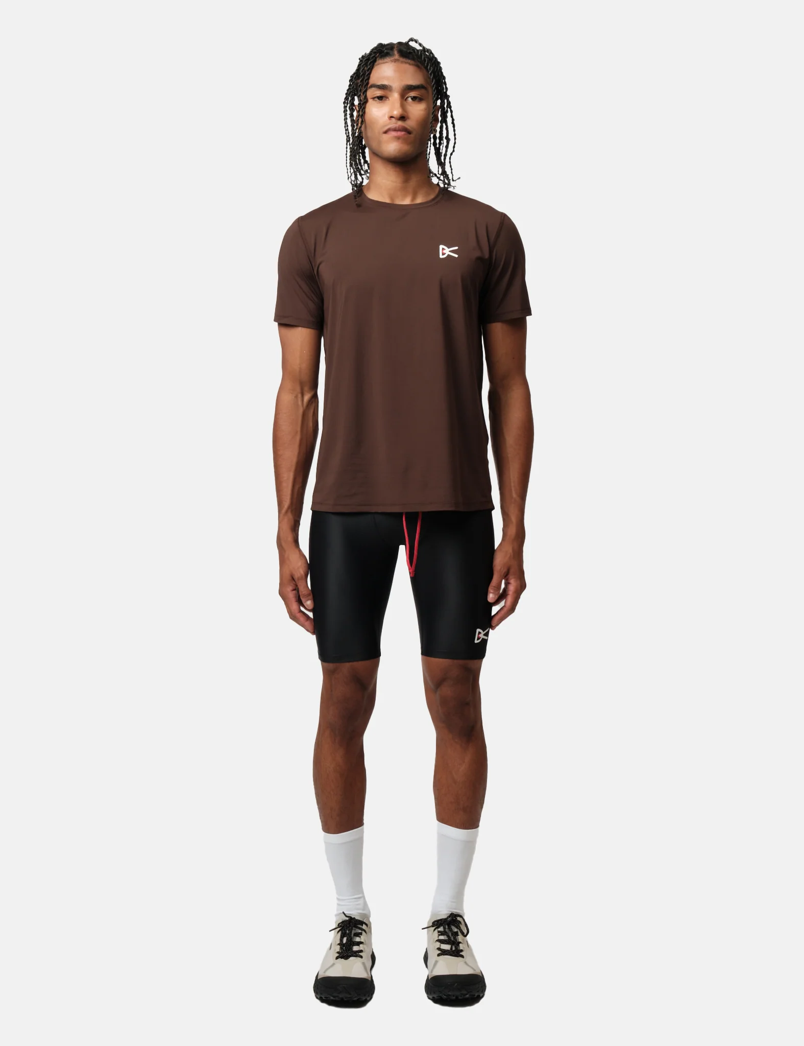 District Vision 9in Recycled Half Tights - Black - Image 3