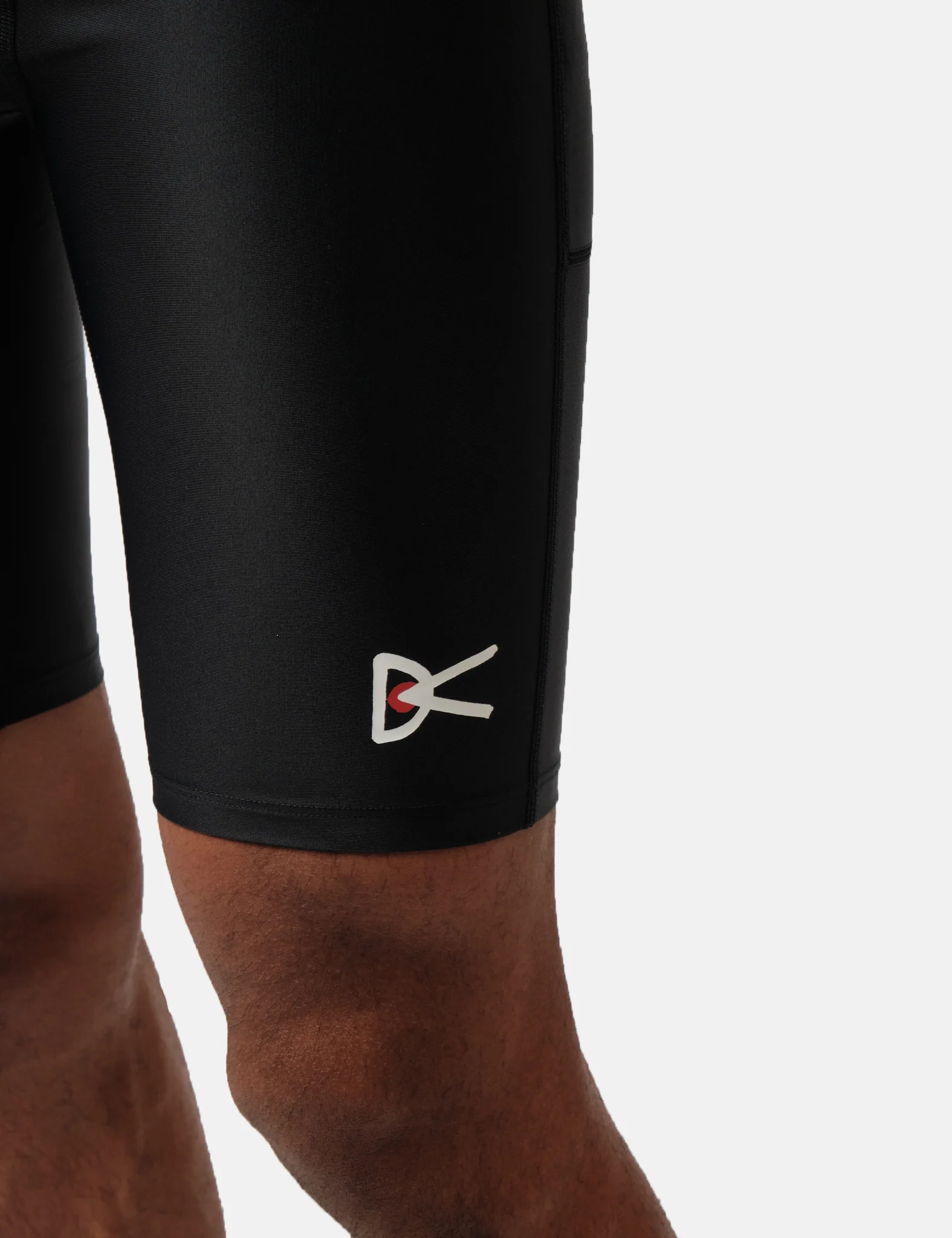 District Vision 9in Recycled Half Tights - Black - Image 4