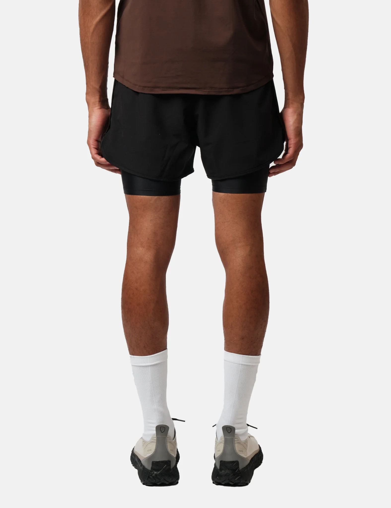 District Vision Layered Pocketed Trail Shorts - Black - Image 6
