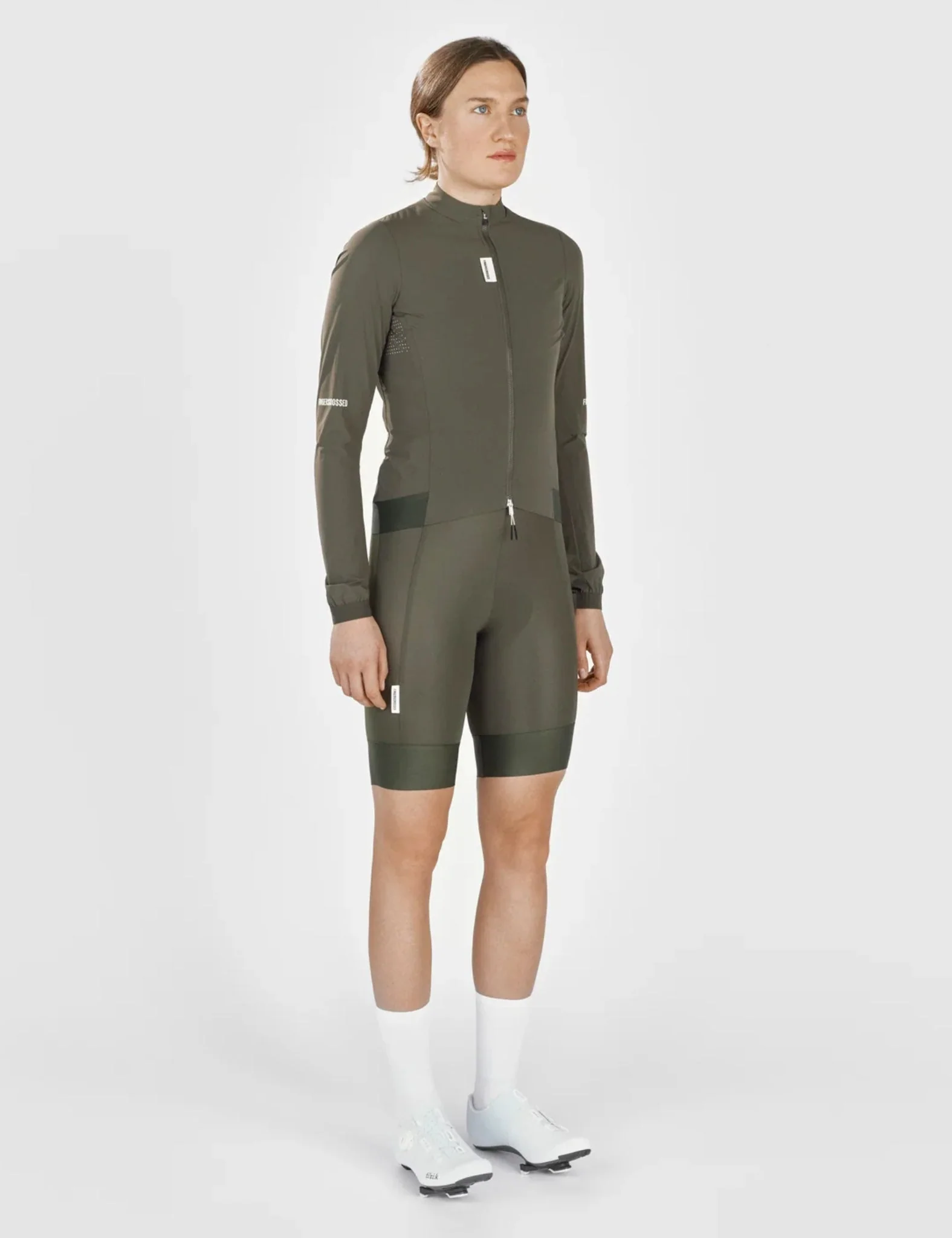 FINGERSCROSSED Women's Road Wind Jacket - Olive - Image 3