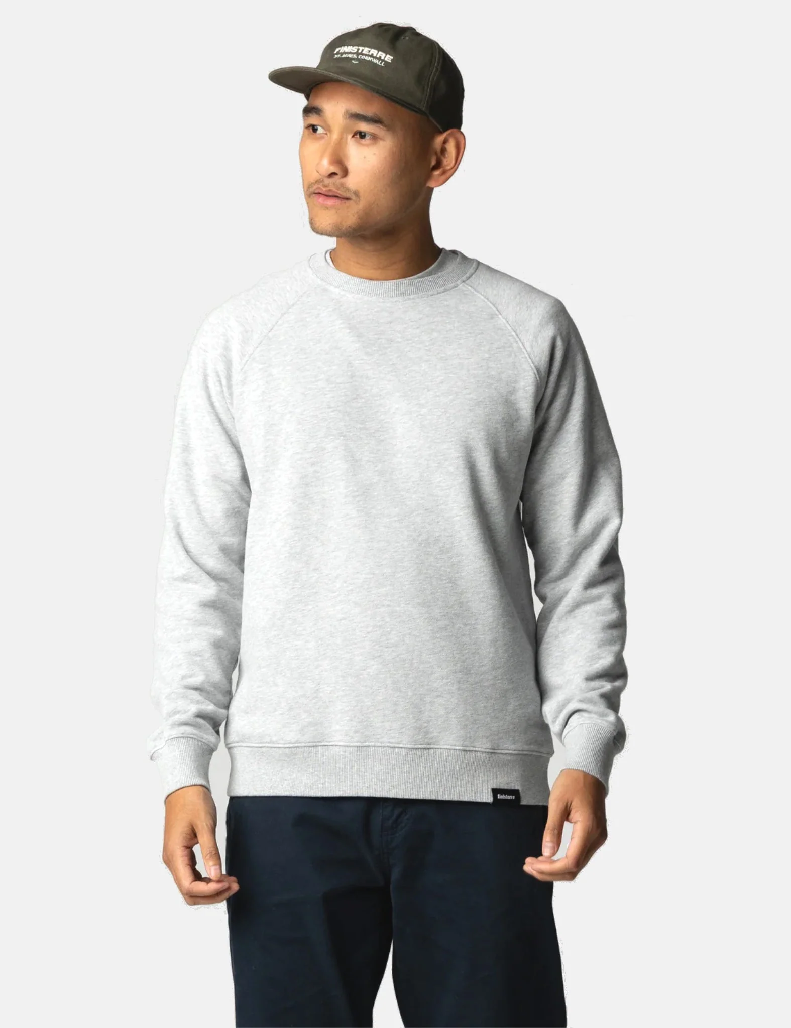 Finisterre Coho Sweatshirt - Grey Marl
