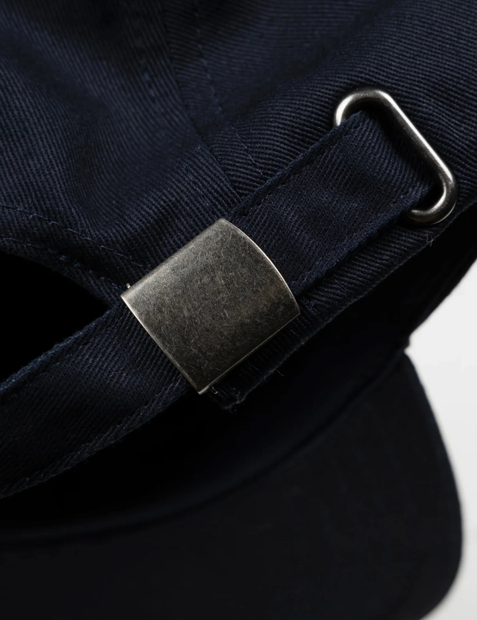 Finisterre Diamond Twill Camp Cap - Navy Blue - Image 4