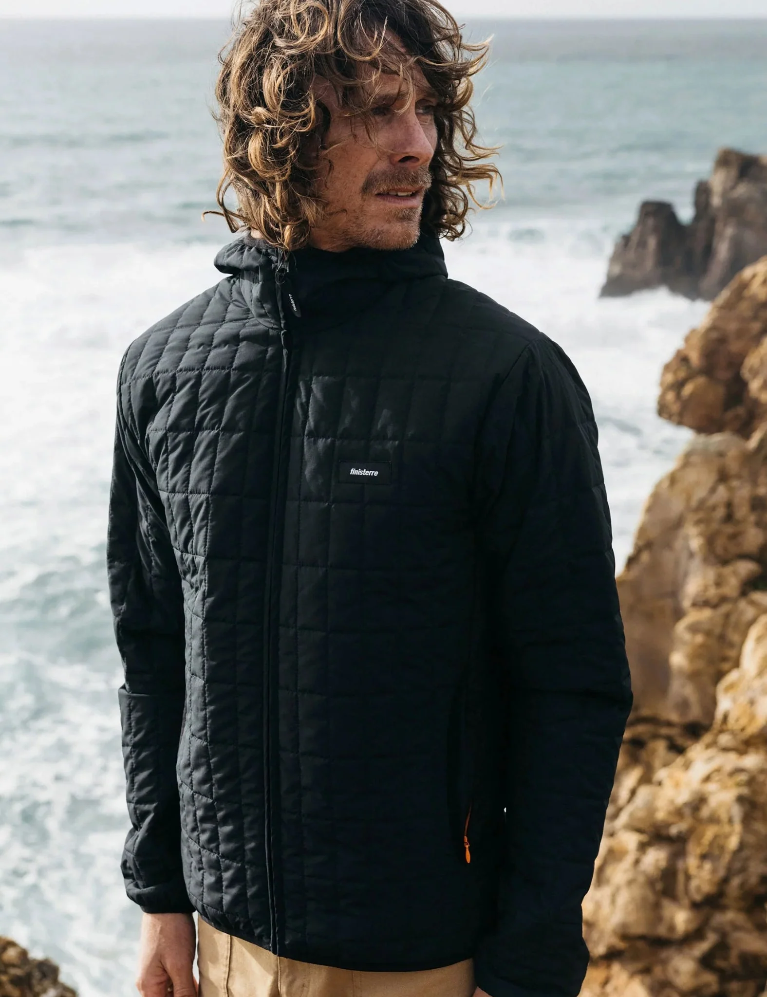 Finisterre Firecrest Hooded Jacket - Black - Image 6