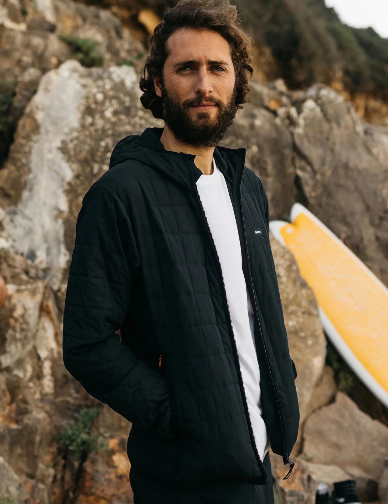 Finisterre Firecrest Hooded Jacket - Black - Image 8