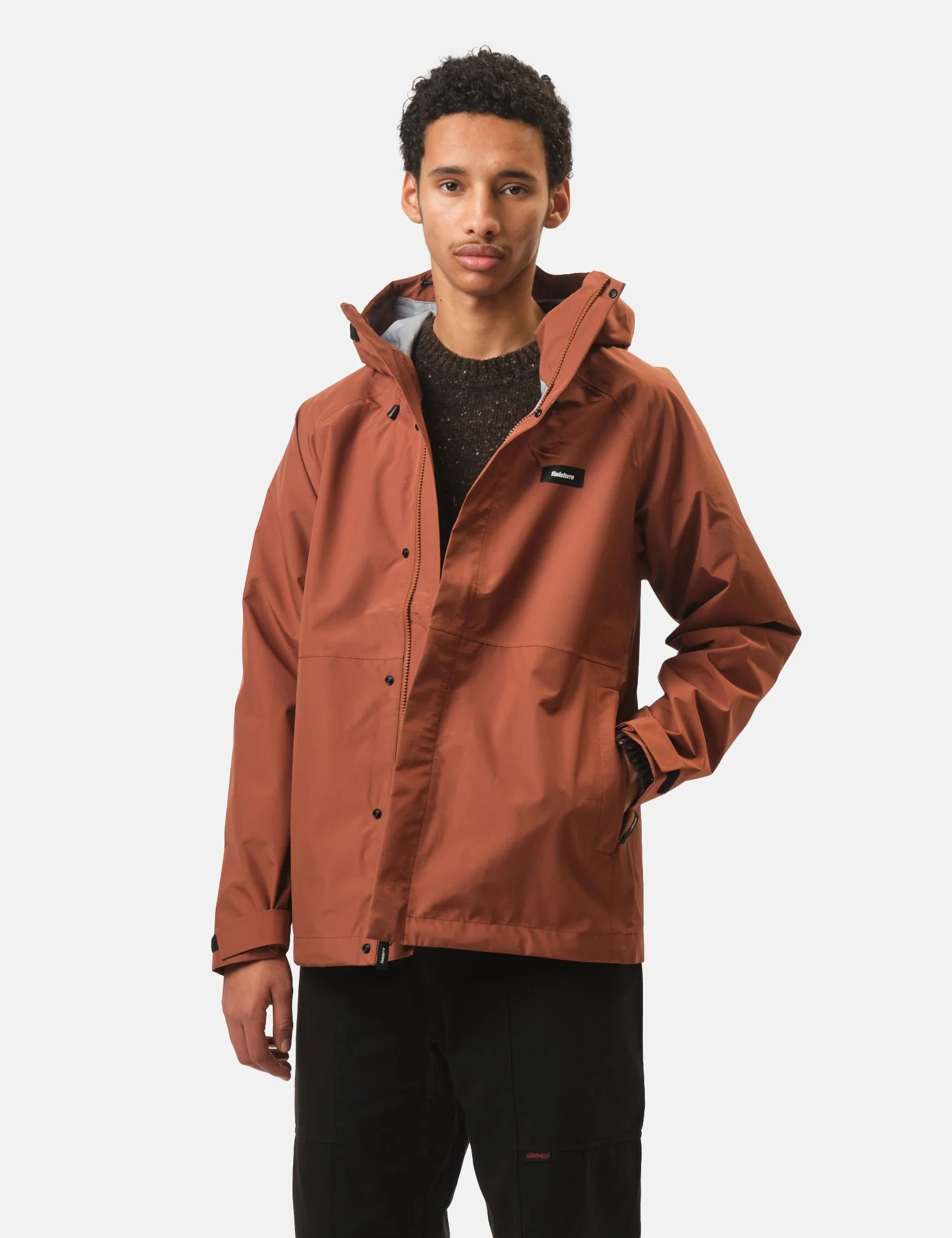 Finisterre Skybird Waterproof Jacket - Pecan Brown - Image 7
