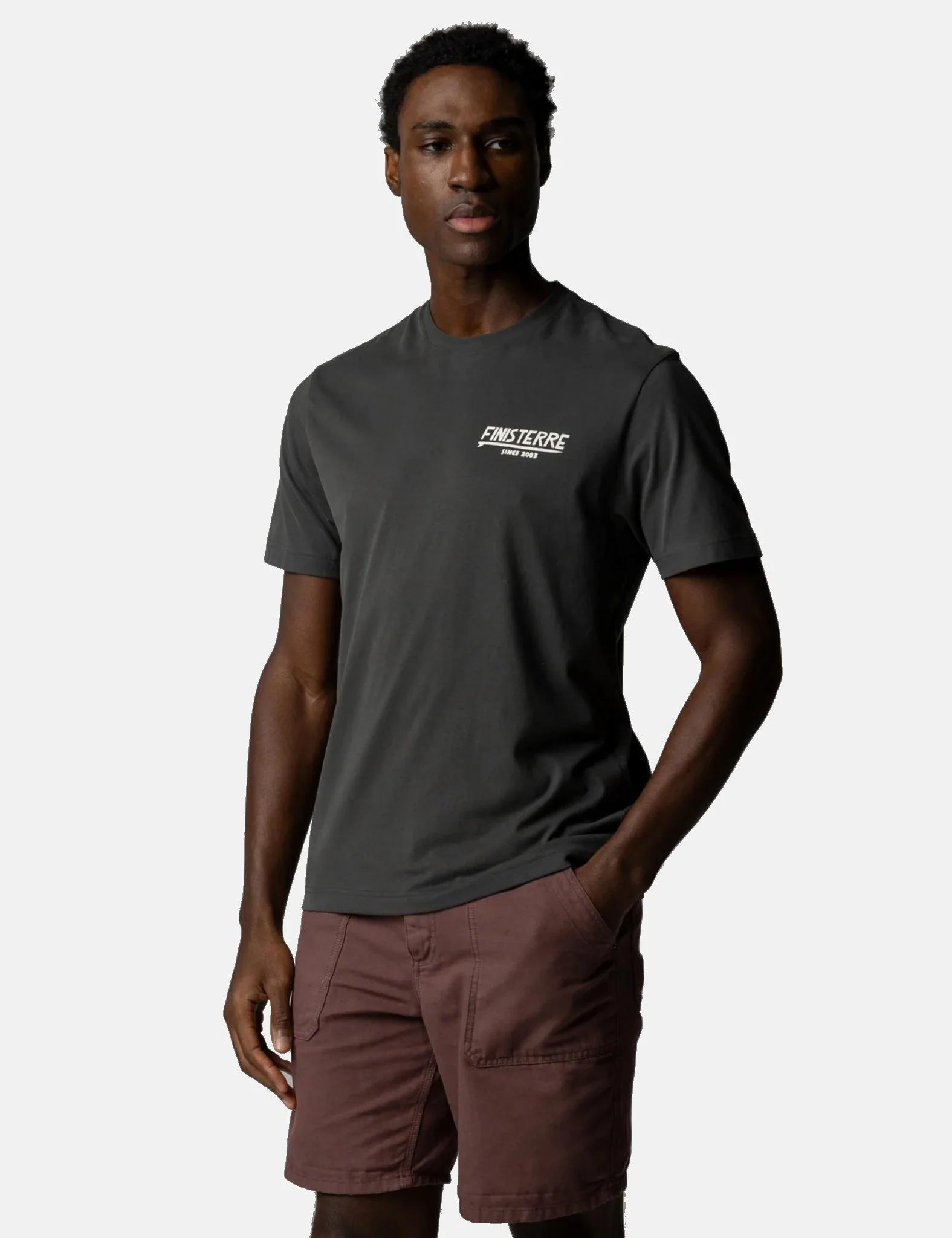 Finisterre Workshops T-Shirt - Raven Black - Image 2