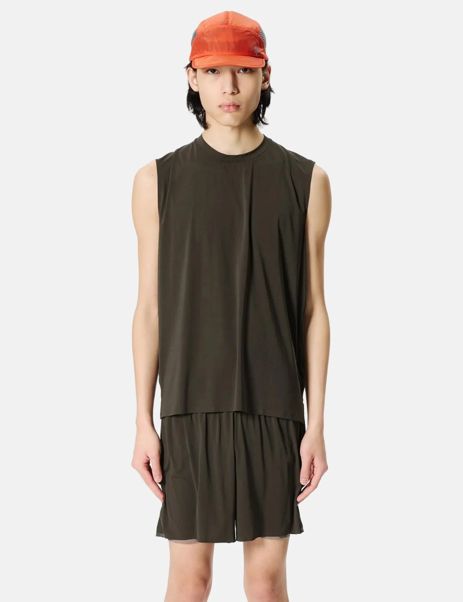 Goldwin Air Pit Sleeveless Vest - Jet Brown