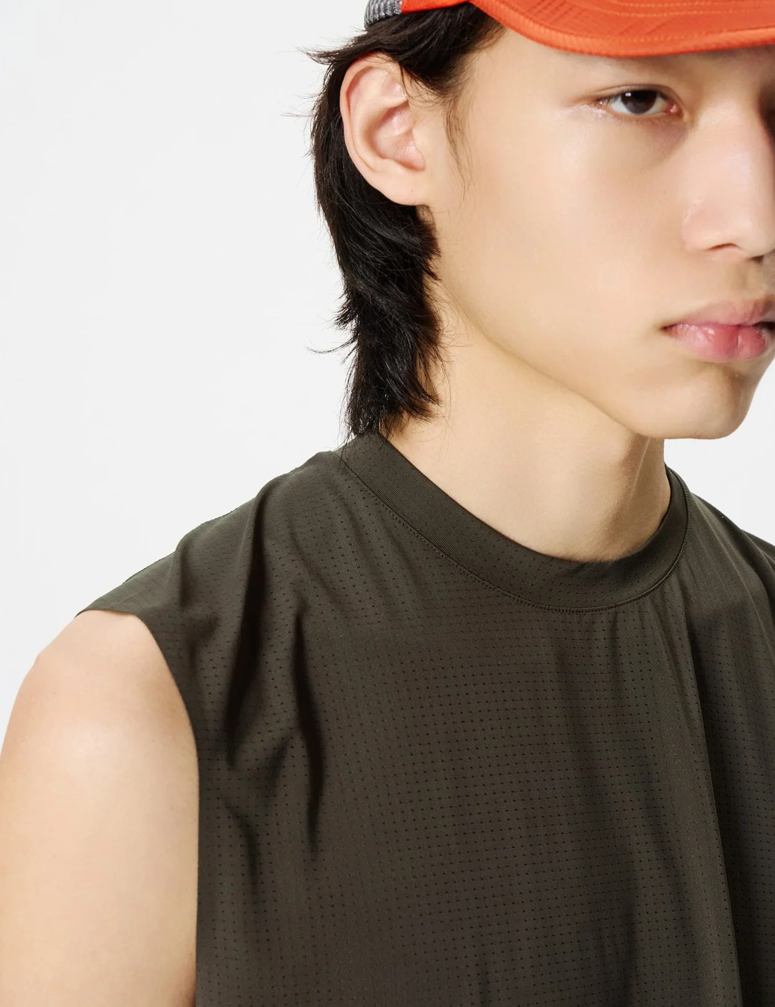 Goldwin Air Pit Sleeveless Vest - Jet Brown - Image 2