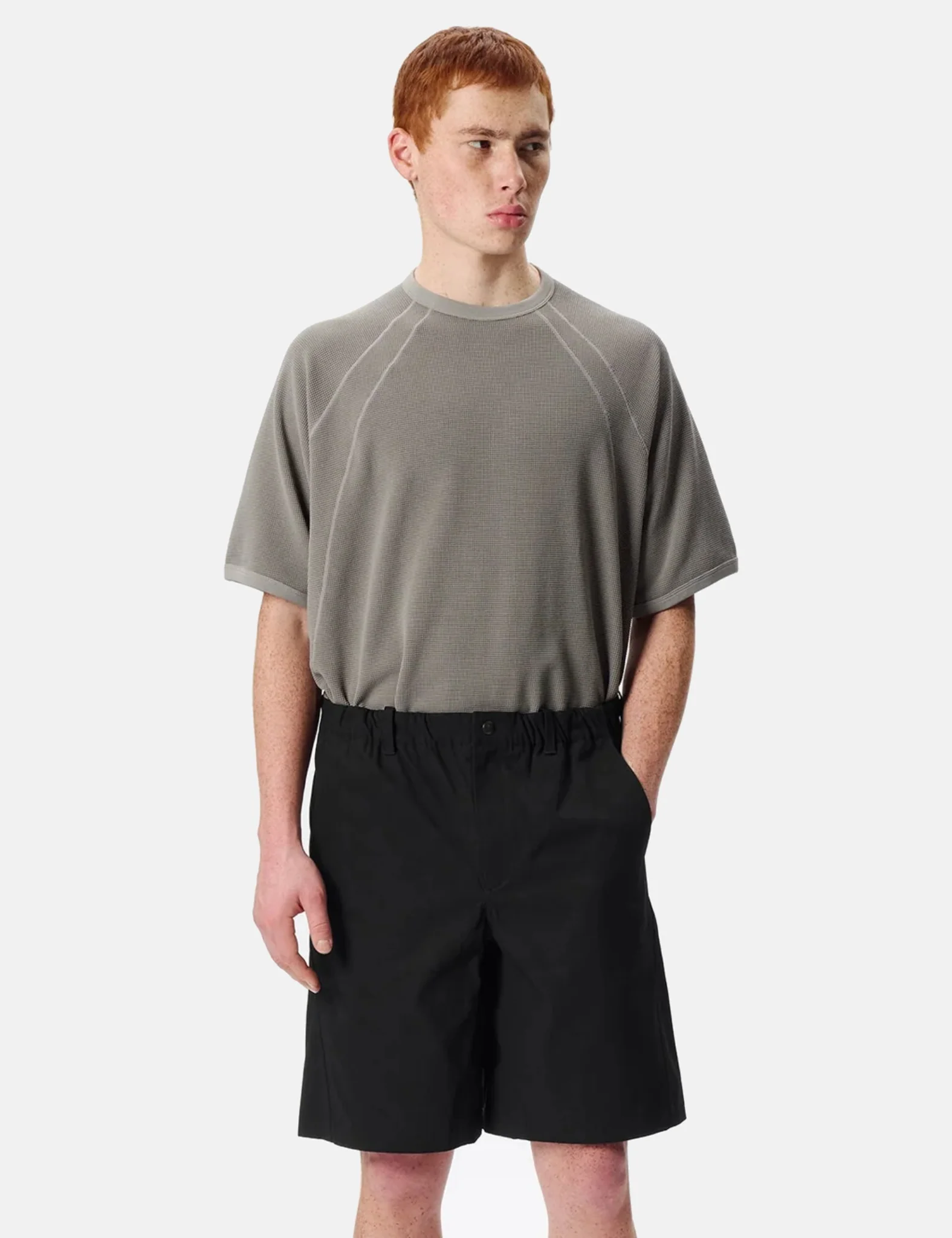 Goldwin Mesh WF Actinoid T-Shirt - Arid Beige