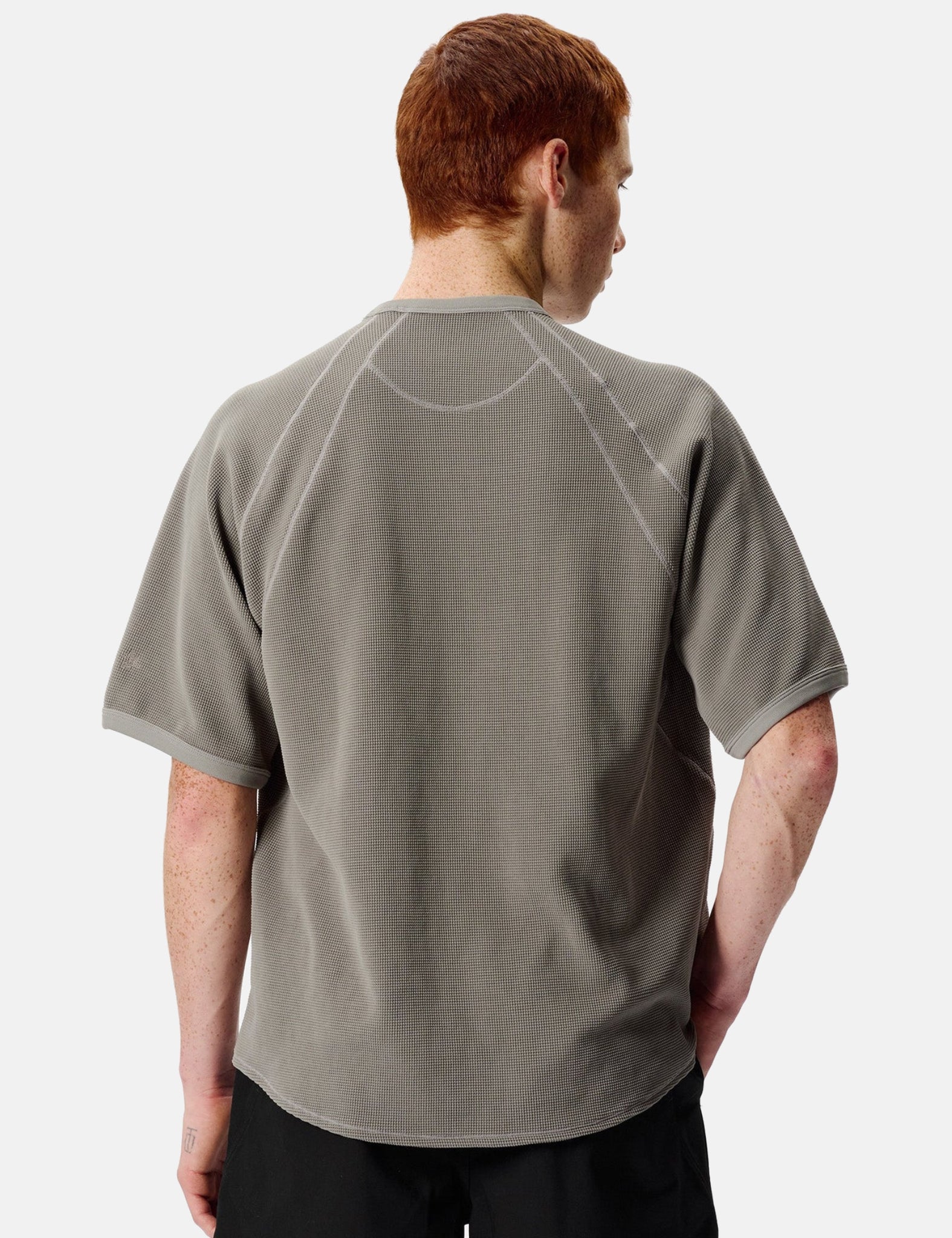 Goldwin Mesh WF Actinoid T-Shirt - Arid Beige - Image 2