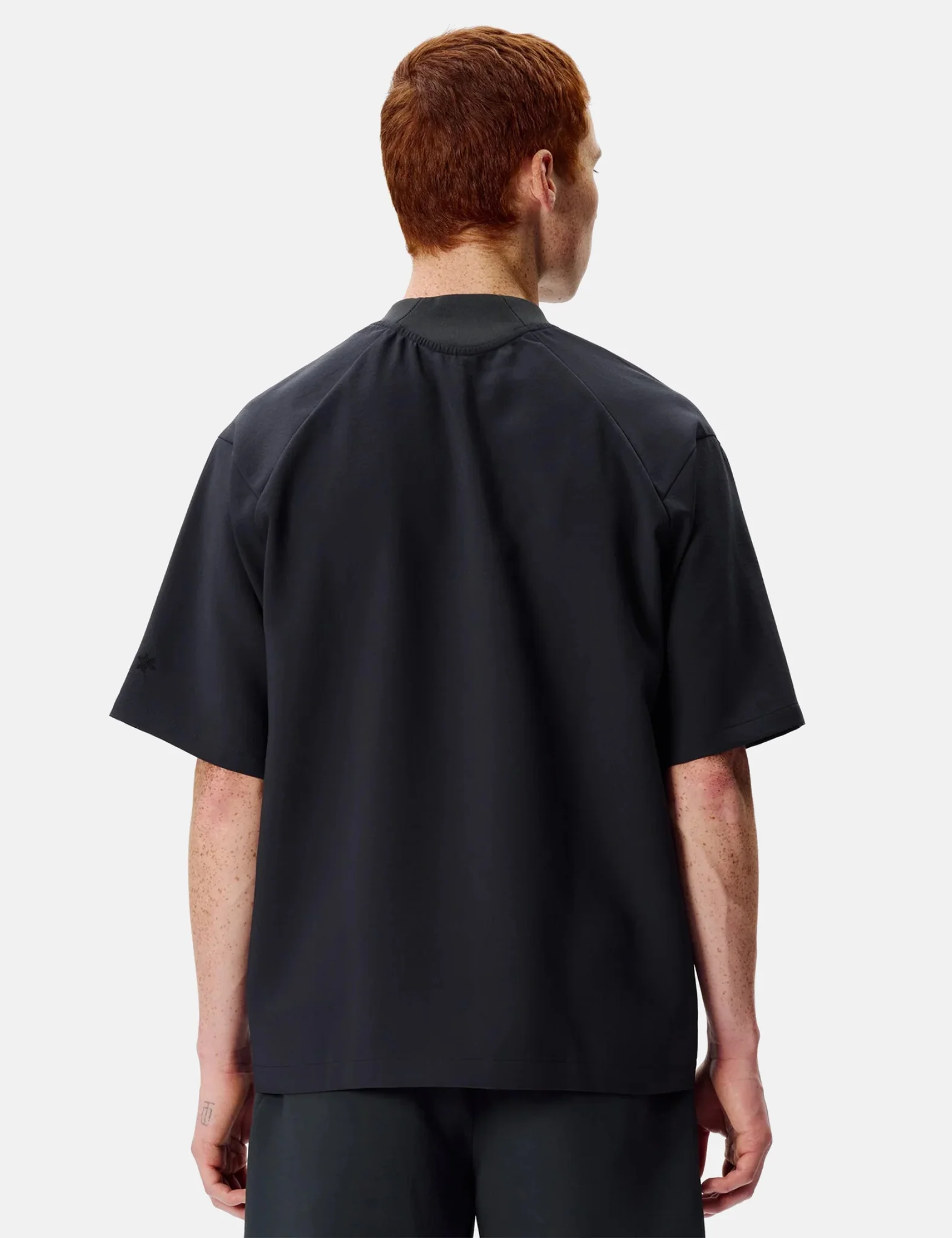 Goldwin Mesh WF Actinoid T-Shirt - Ebony Grey - Image 4