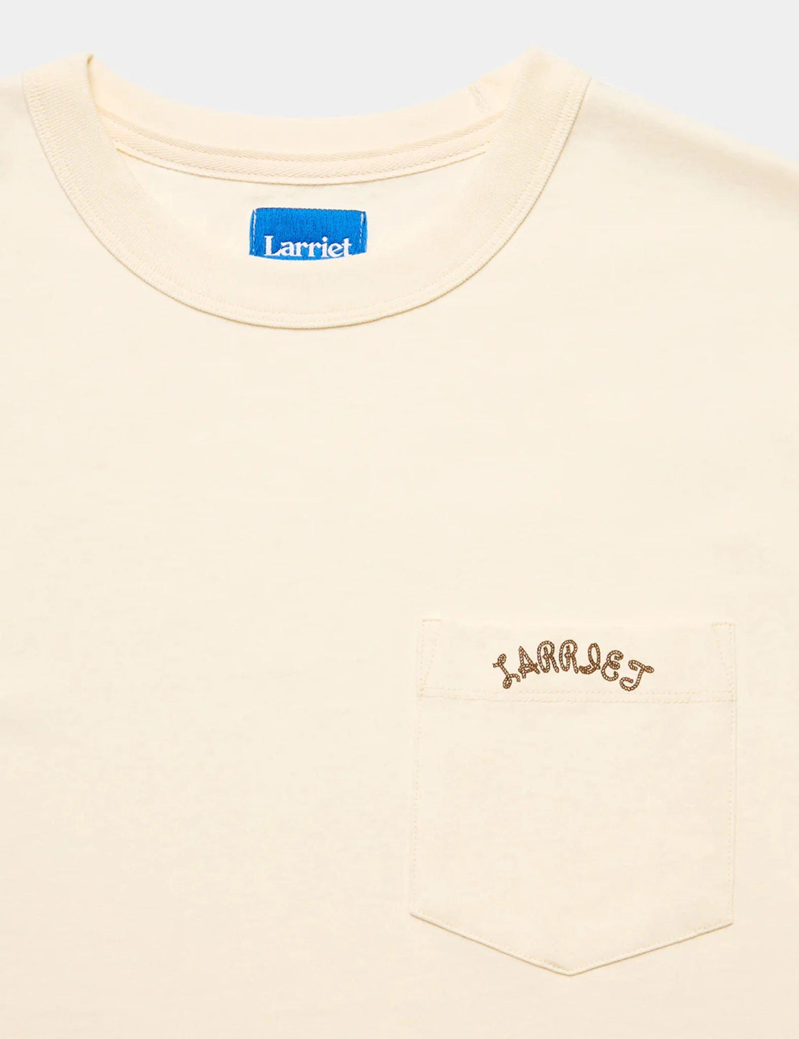 Larriet Lasso Pocket T-Shirt - Cream - Image 2