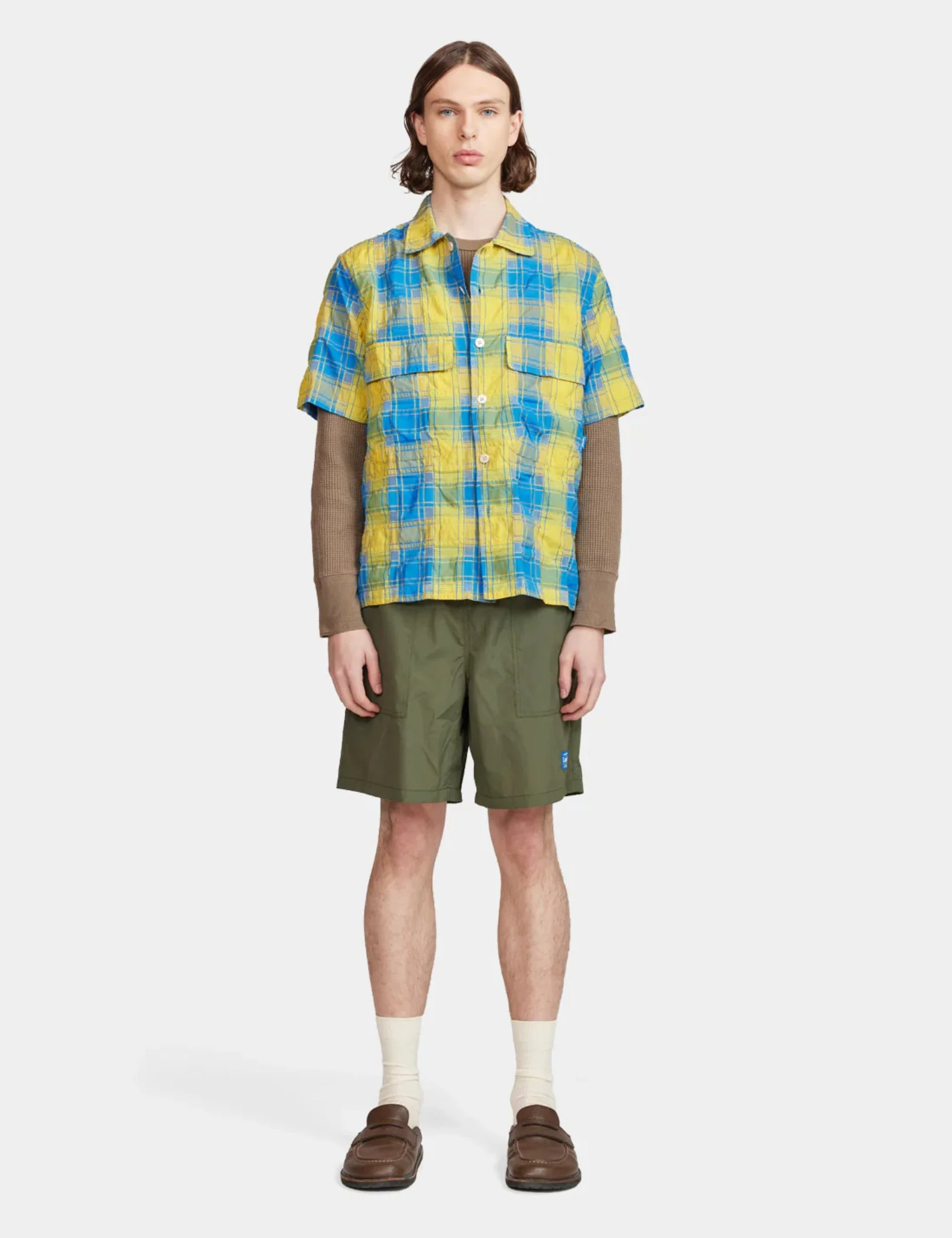 Larriet Rec Shorts - Army Green - Image 3