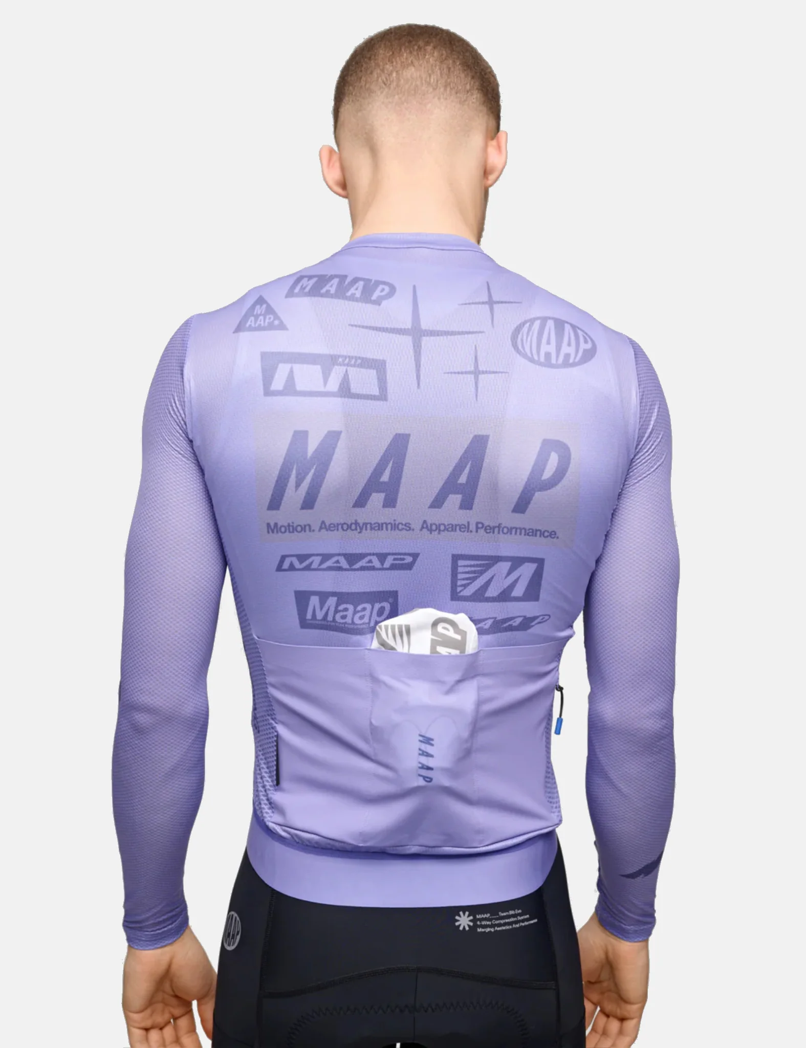 MAAP Drome Pro Air Long Sleeve Jersey 3.0 - Lavender - Image 2