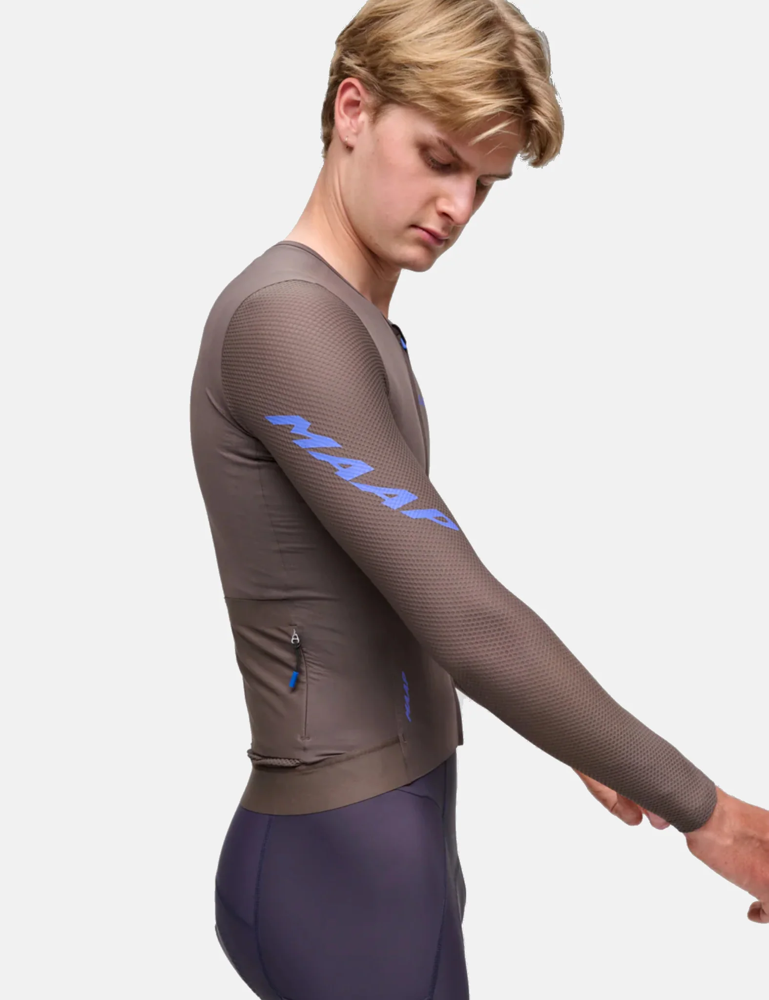 MAAP Pro Emerge Long Sleeve Jersey - Brown Umber - Image 4