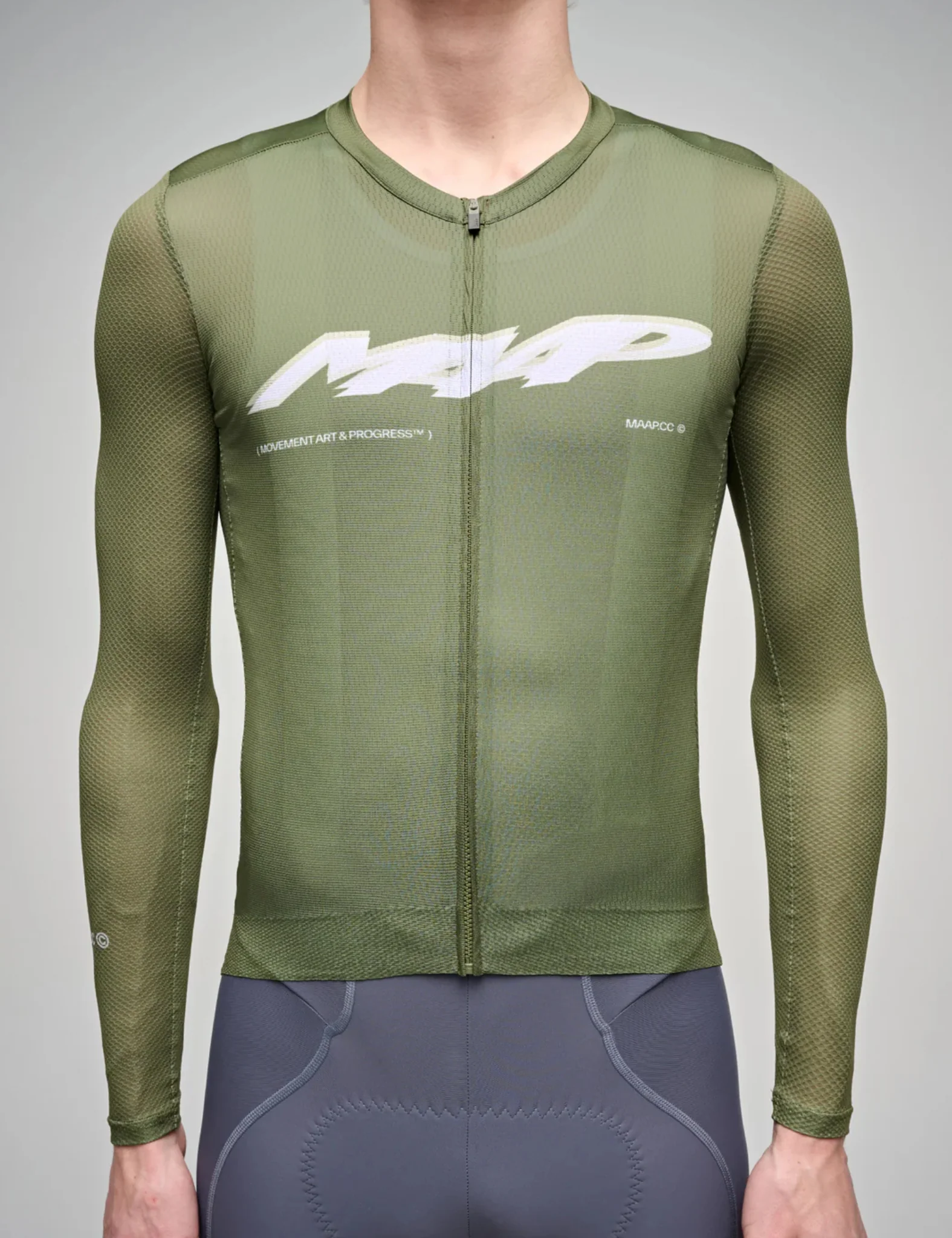 MAAP Evade Blaze Pro Air Long Sleeve Jersey 3.0 - Jungle Green - Image 3
