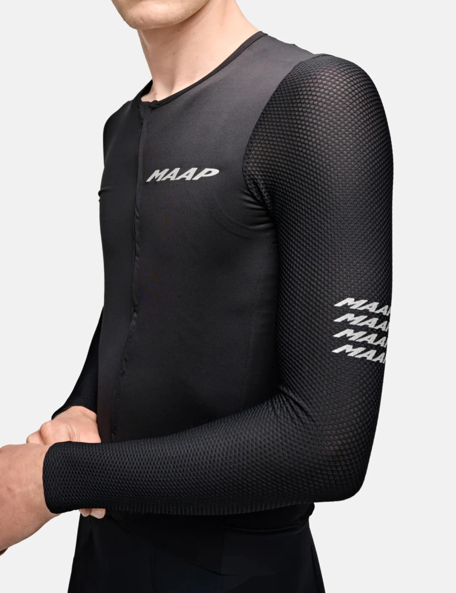 MAAP Pro Emerge Long Sleeve Jersey - Black - Image 2