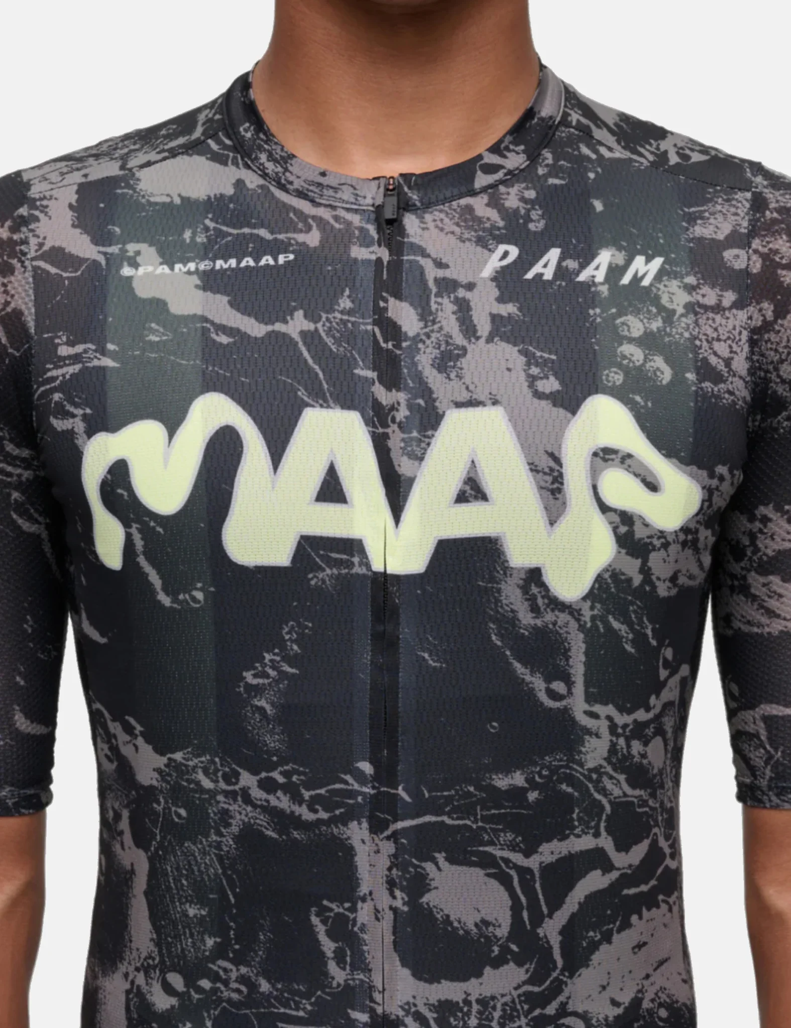 MAAP X P.A.M. Pro Air Jersey 3.0 - Black/Glow Lime - Image 2