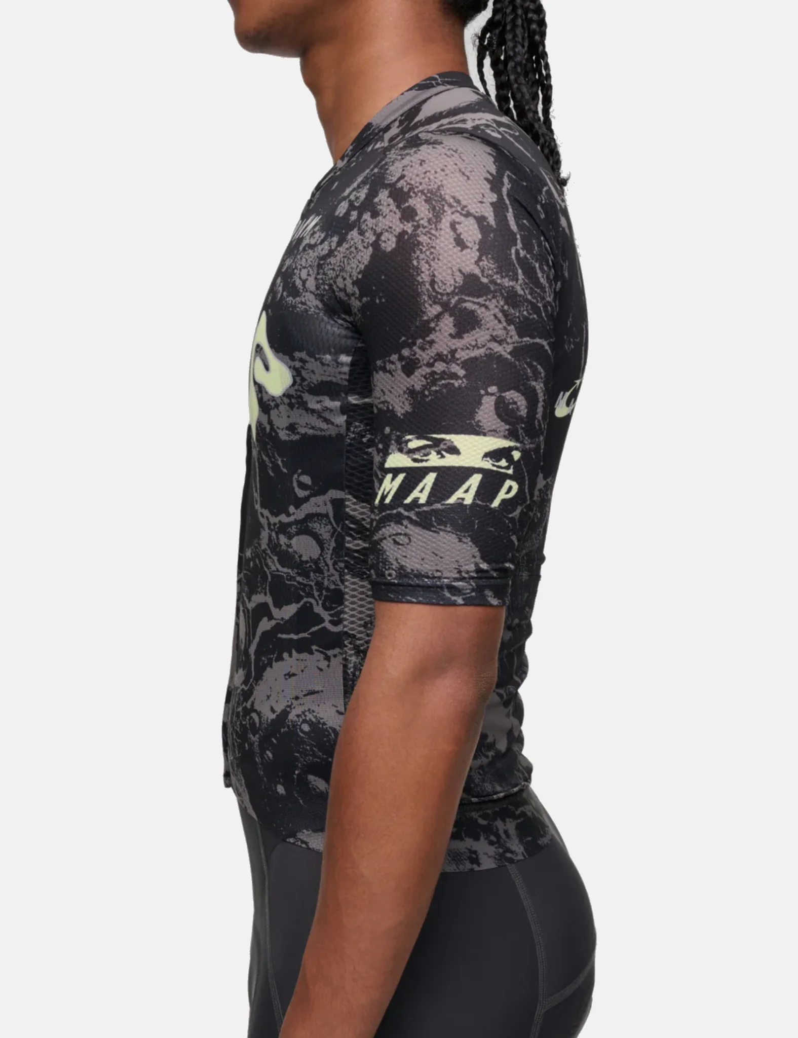 MAAP X P.A.M. Pro Air Jersey 3.0 - Black/Glow Lime - Image 6