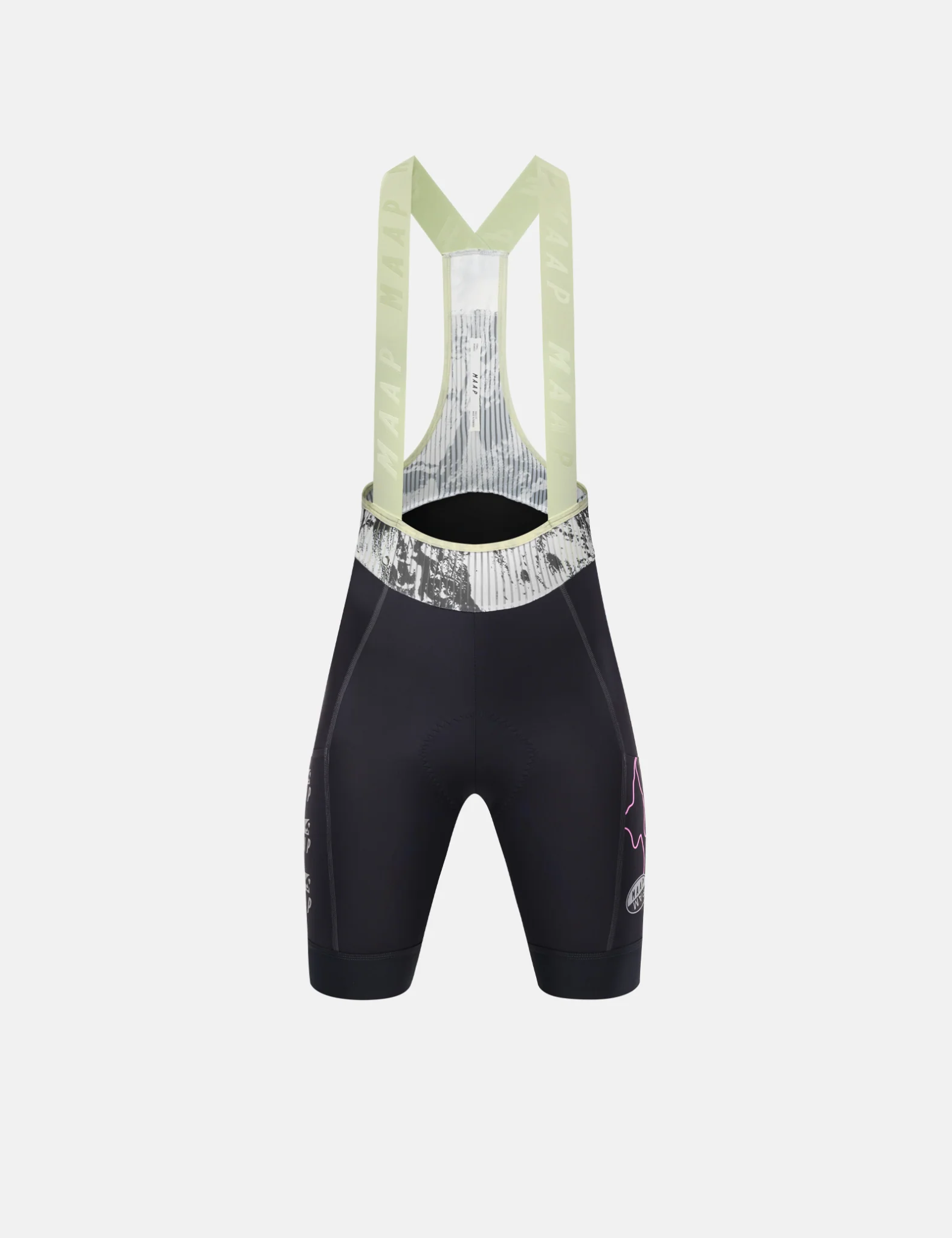 MAAP X P.A.M. Womens Team Bib-Shorts Evo Cargo - Charcoal - Image 4
