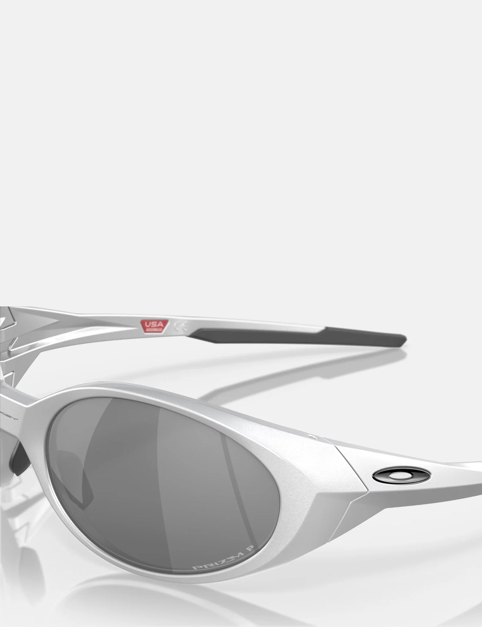 Oakley Eye Jacket Redux Sunglasses - Silver/Prizm Black Polarized - Image 2