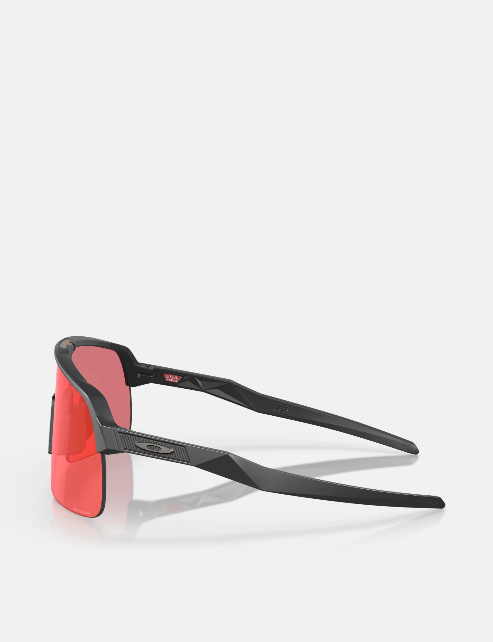 Oakley Sutro Lite Sunglasses - Matte Carbon Black/Prizm Trail - Image 4